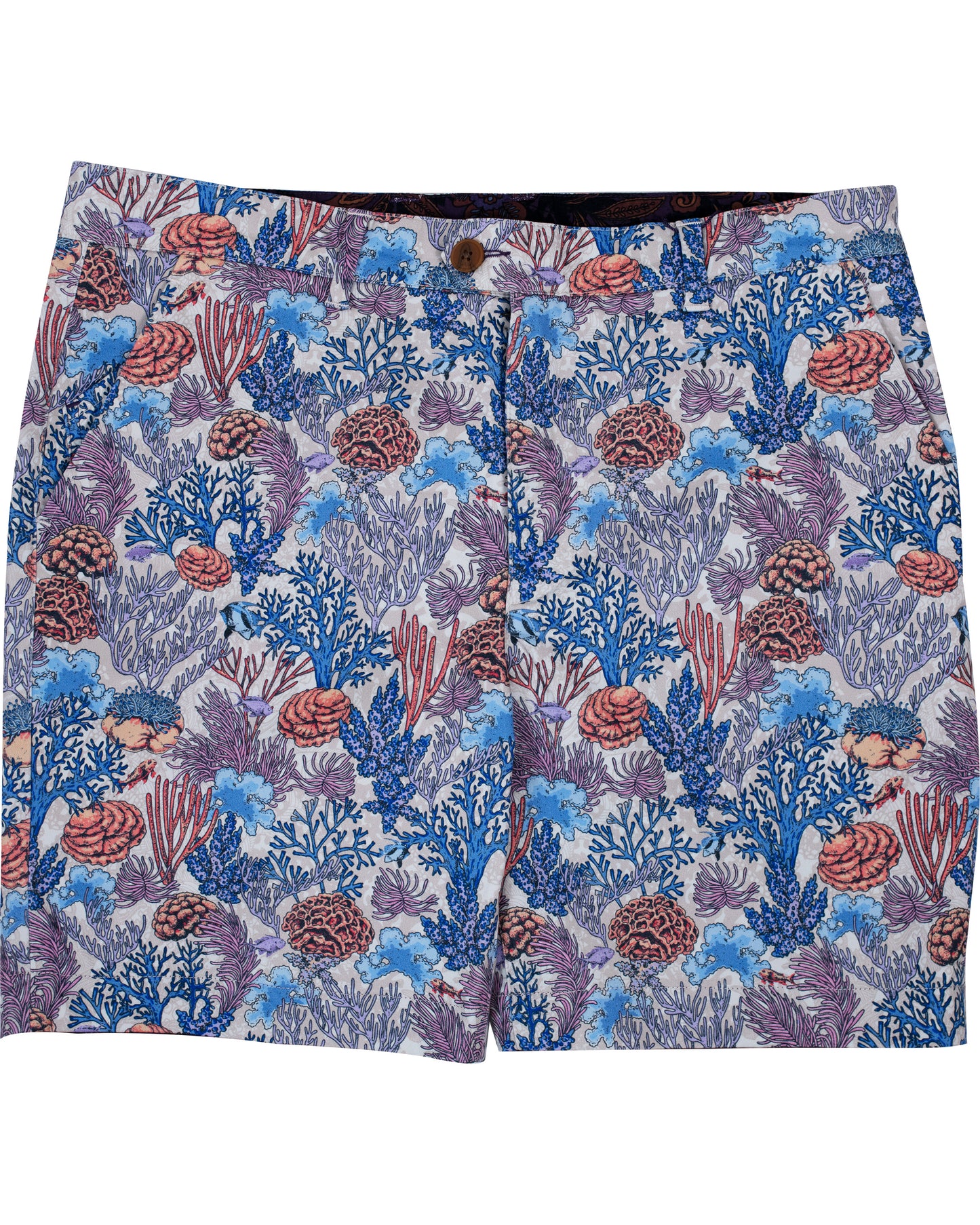 JOHN CORAL GARDEN SHORT IN PUMICE
