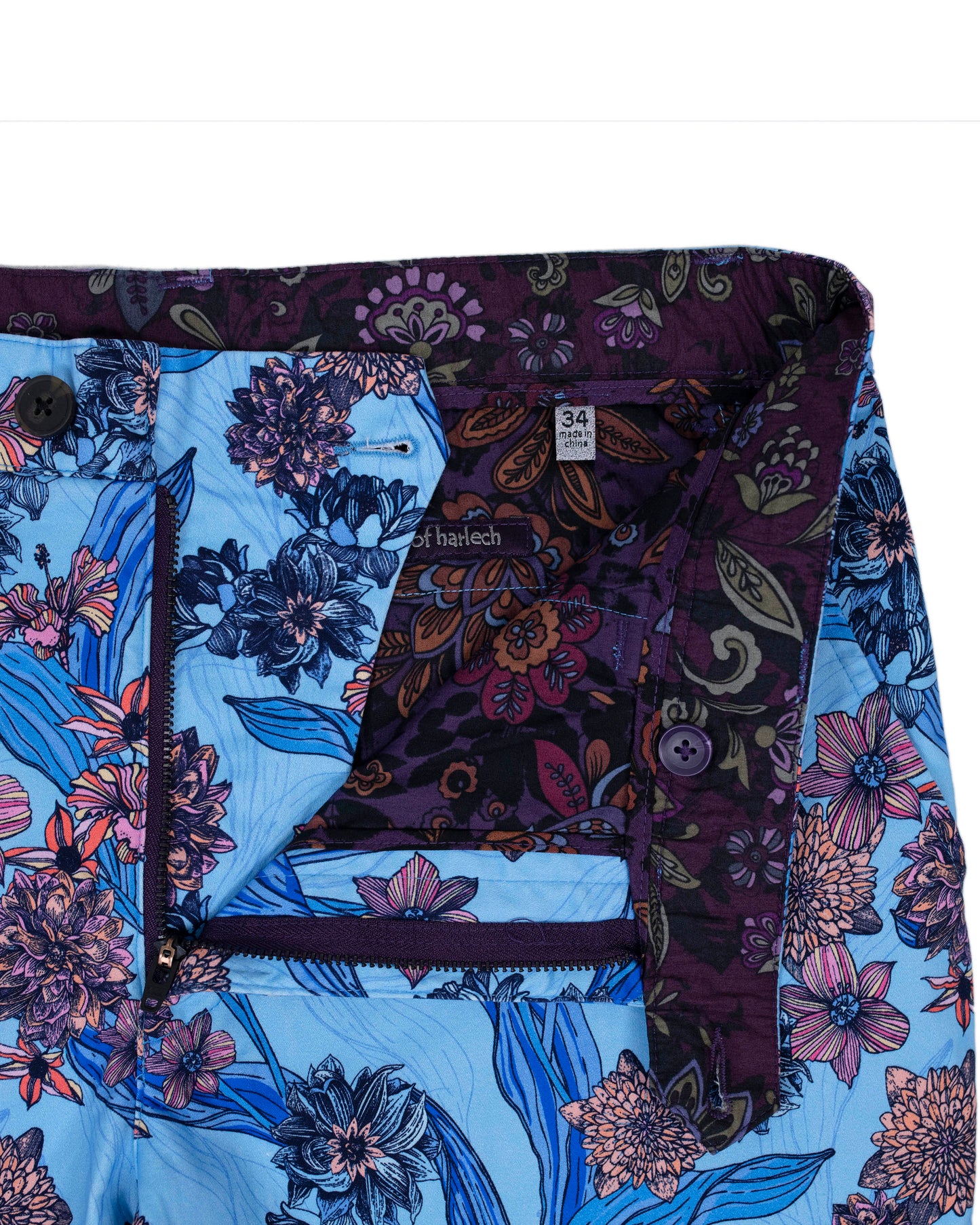 JOHN OCEAN FLORAL SHORTS IN BLUE