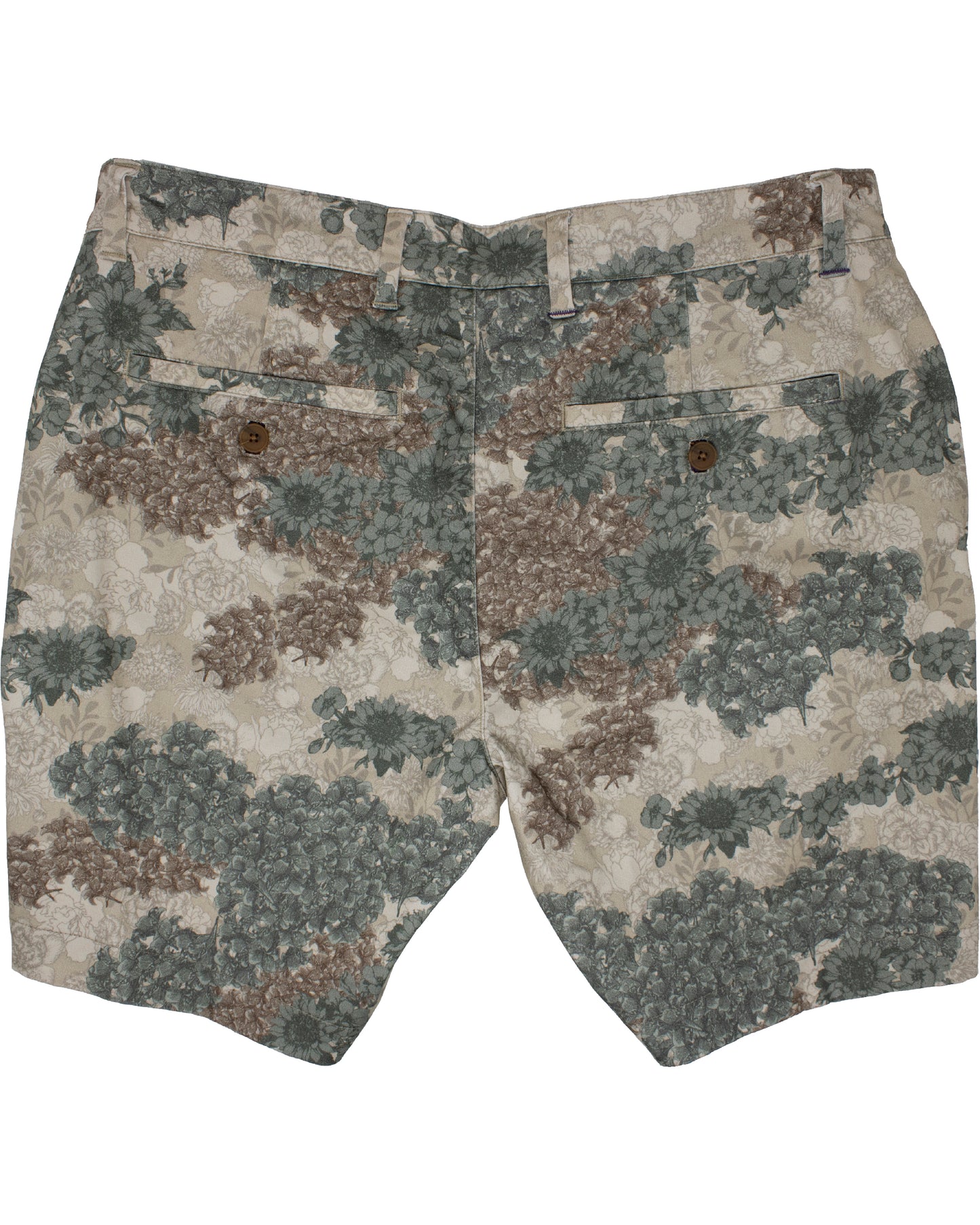 John Lux Garden Camo Khaki Shorts