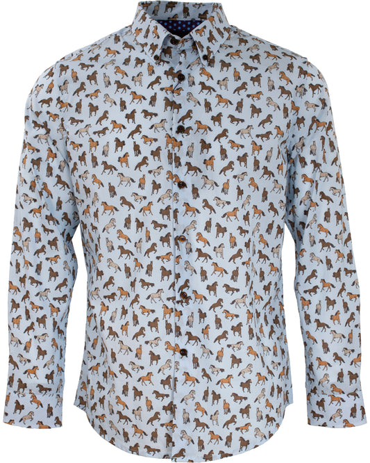Mitchell Horses Sky Shirt