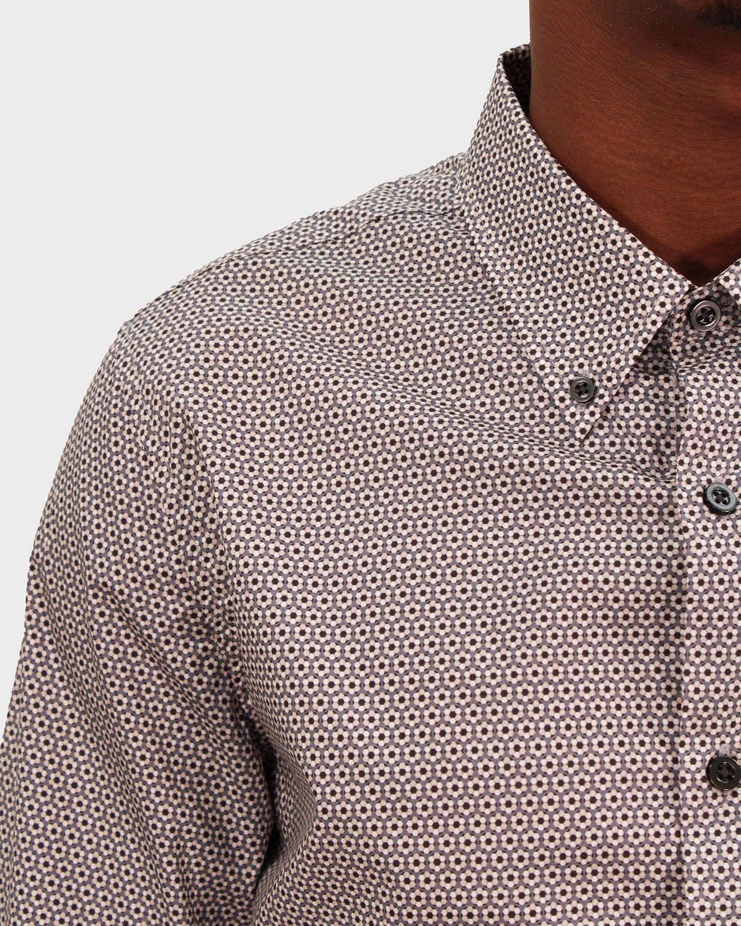 MORRIS BALLS SHIRT IN GREY
