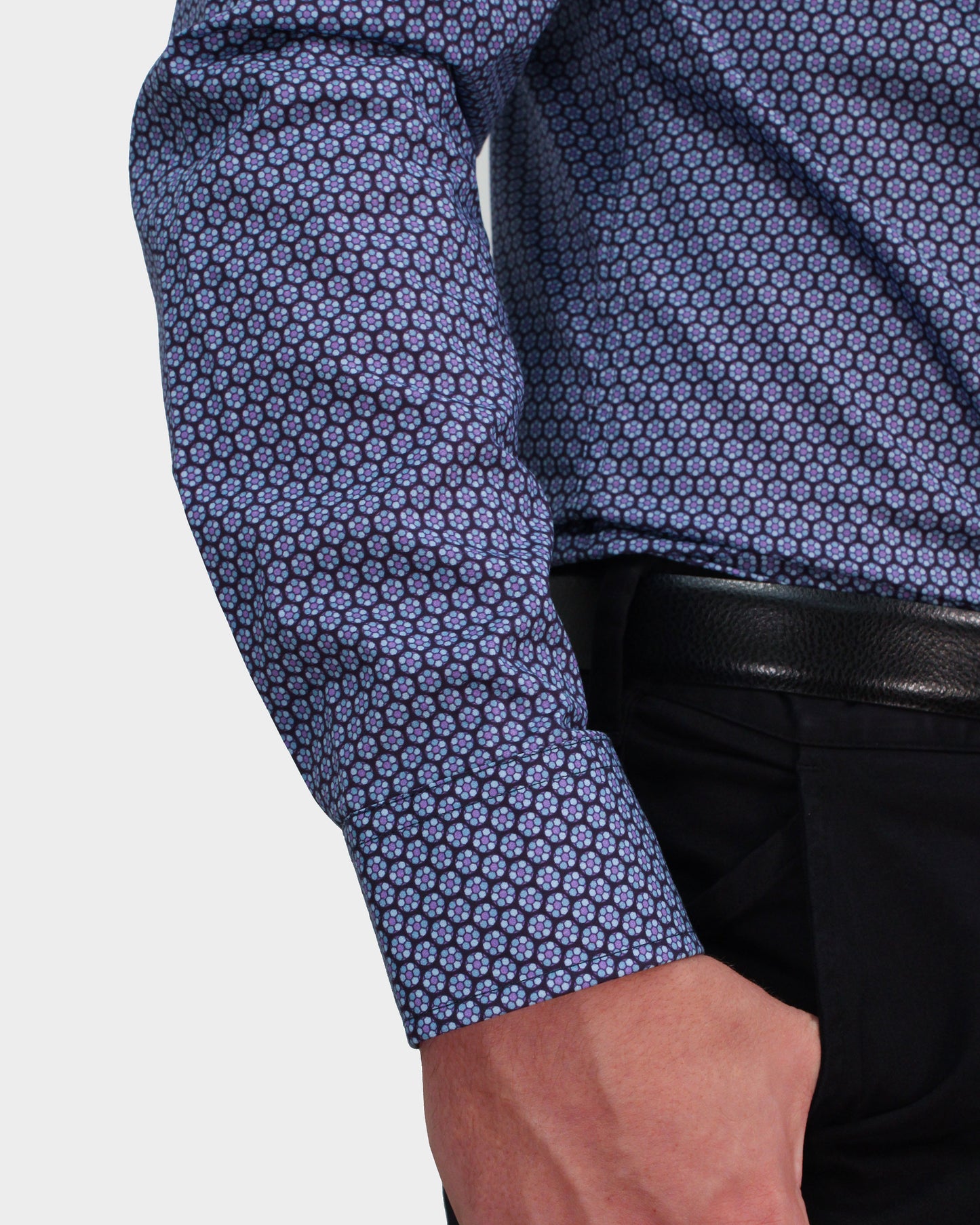 MORRIS BALLS SHIRT IN HELIO