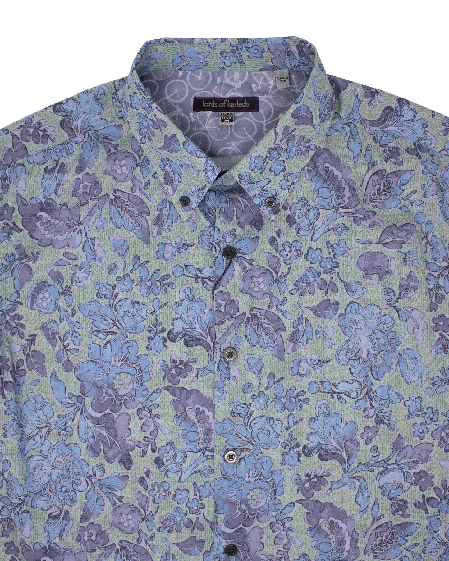 Morris York Floral Sage Shirt