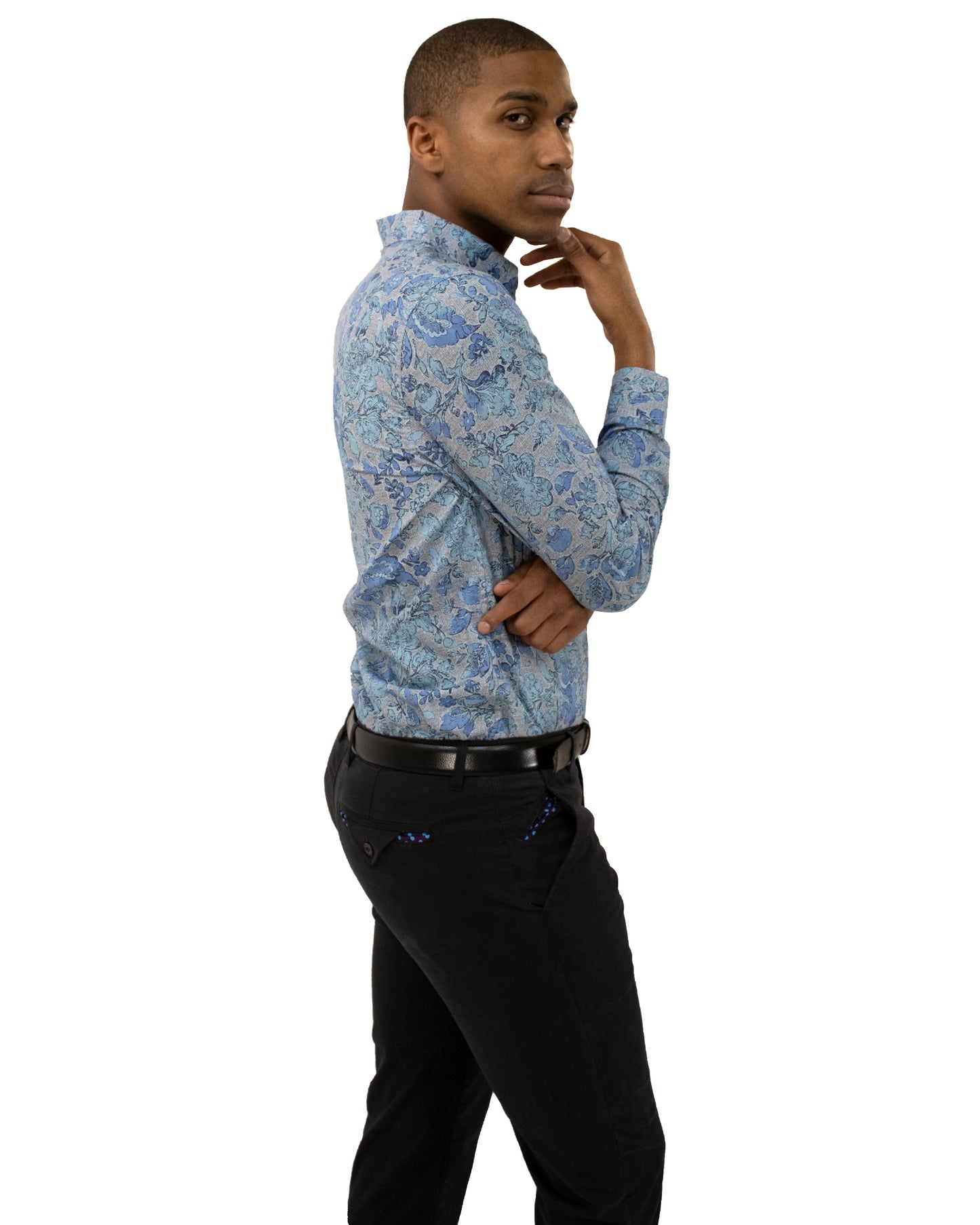 Morris York Floral Sea Shirt
