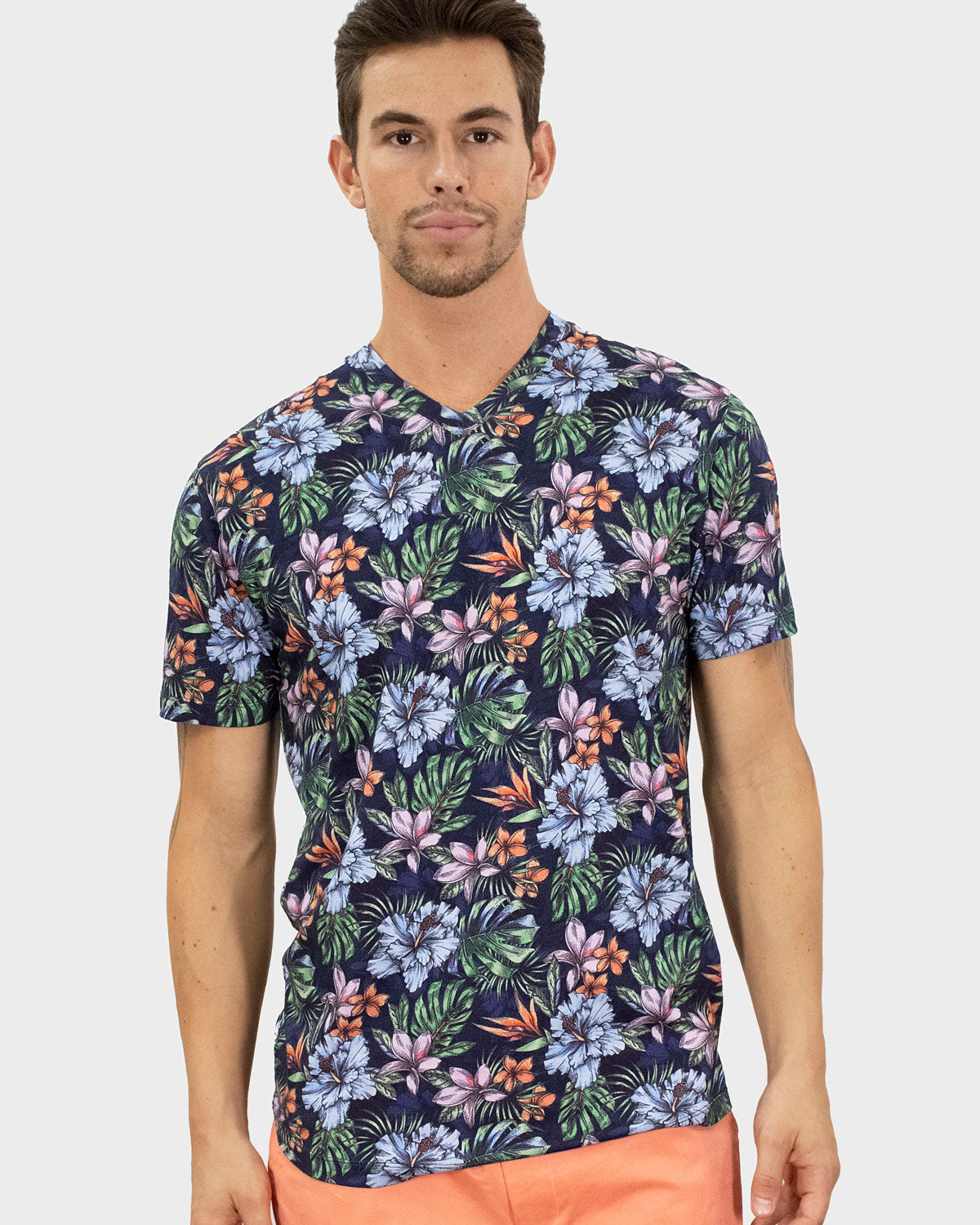 MAZE COLORFUL FLORAL NAVY