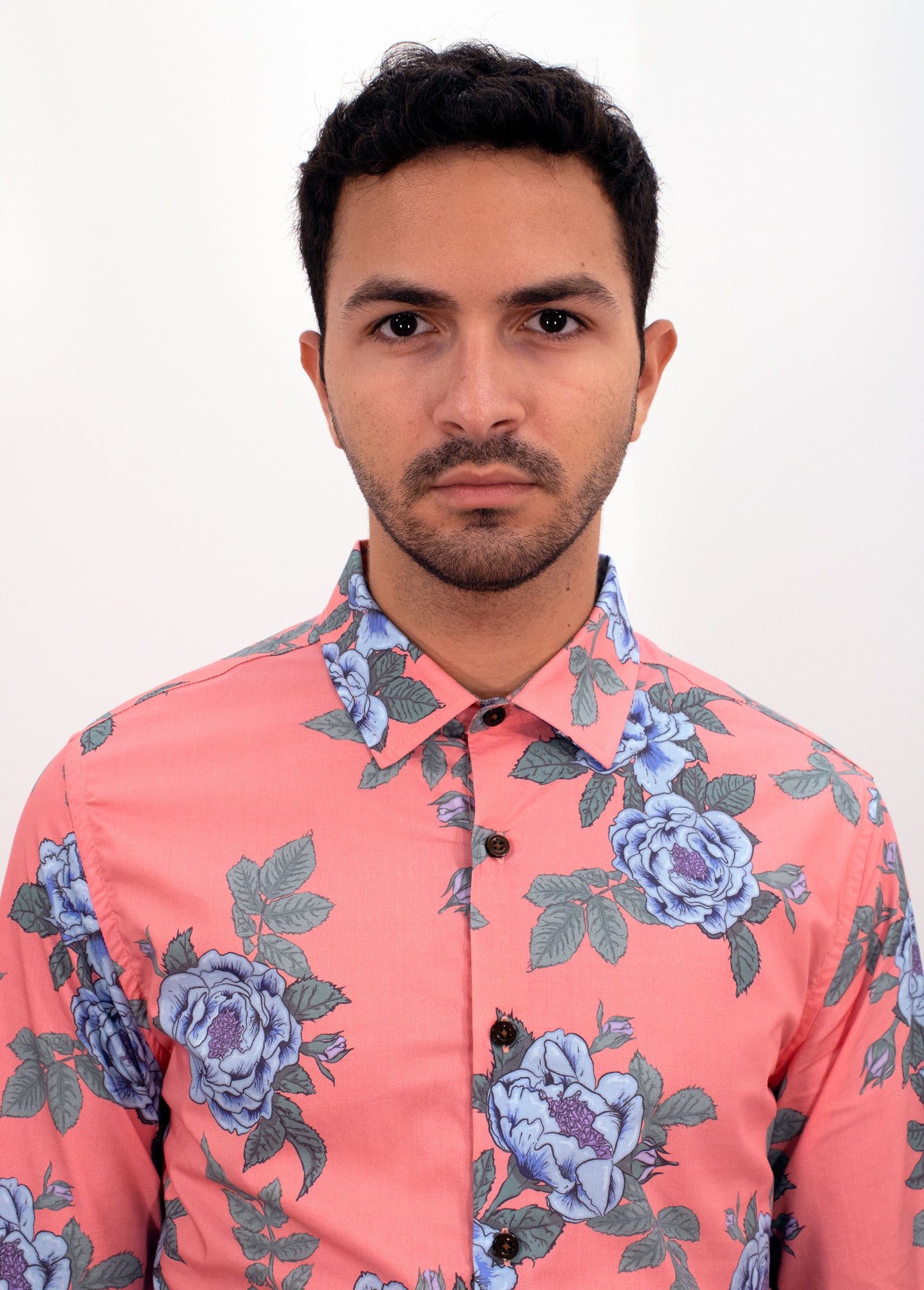 NIGEL FLOATING FORNA SHIRT IN GERANIUM