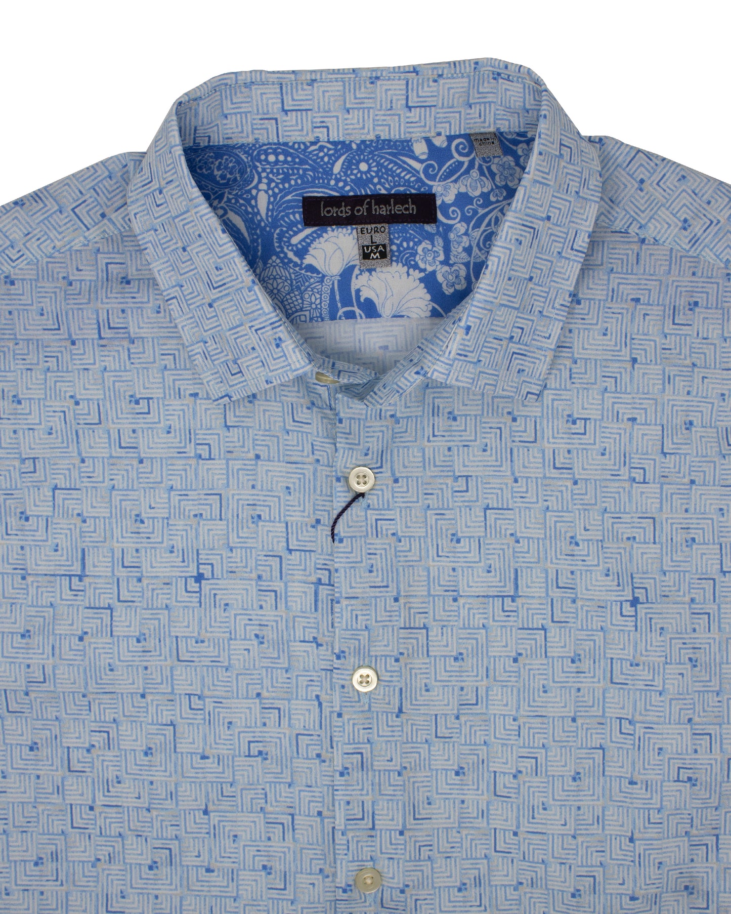 Nigel Parguet Blue Shirt