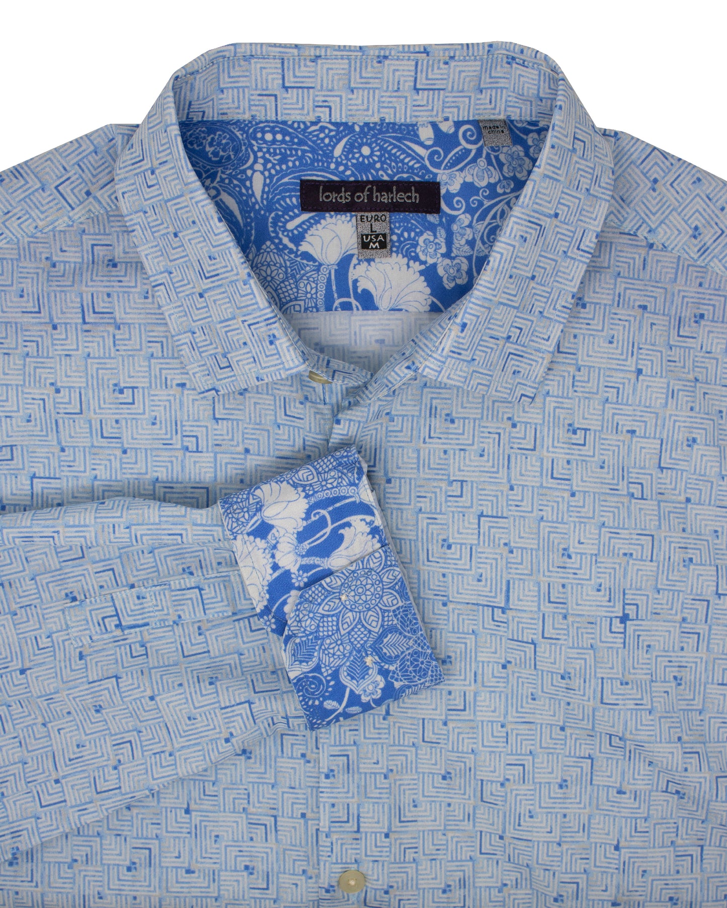 Nigel Parguet Blue Shirt