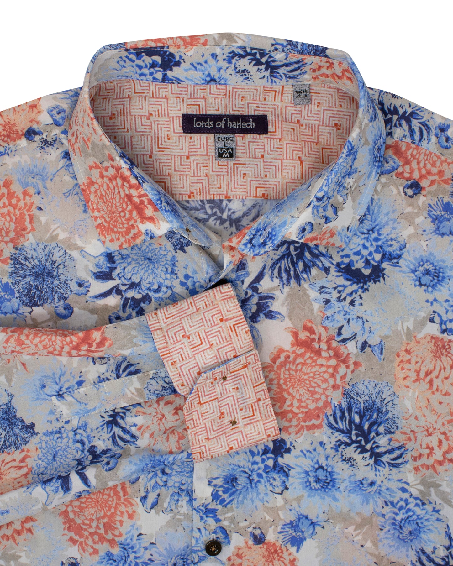 Nigel Patio Floral Sky Shirt