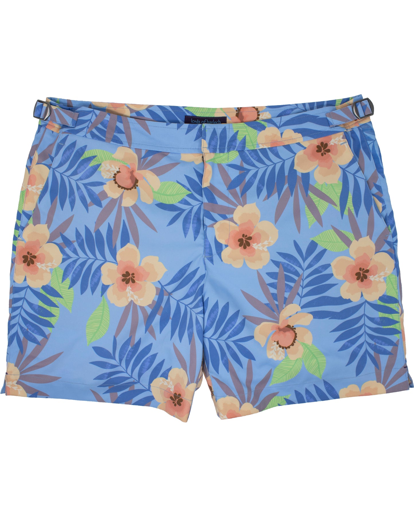 Pool Farm Floral Blue Swim Trunk
