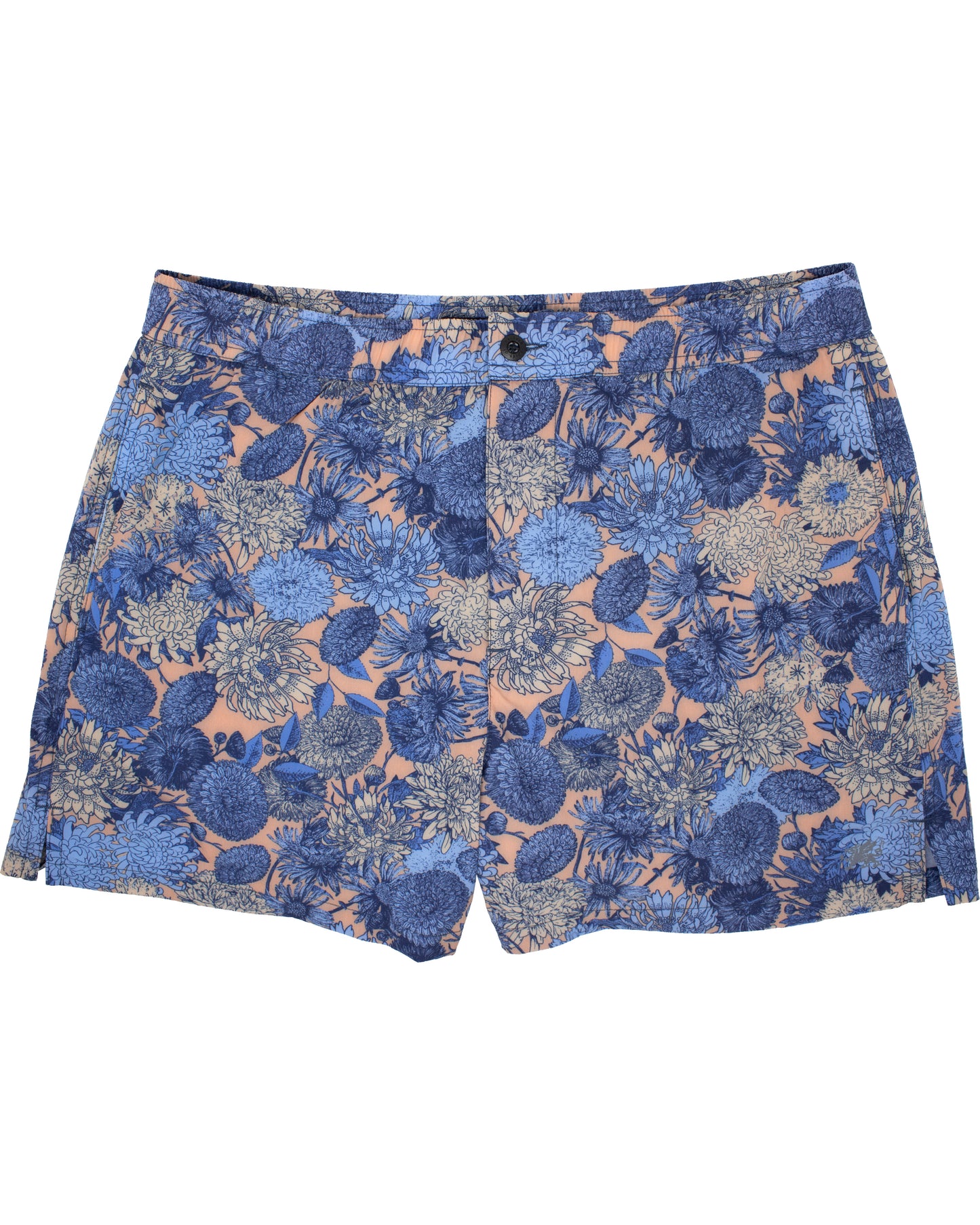 Quack 2 Mums Floral Peach Swim Trunk