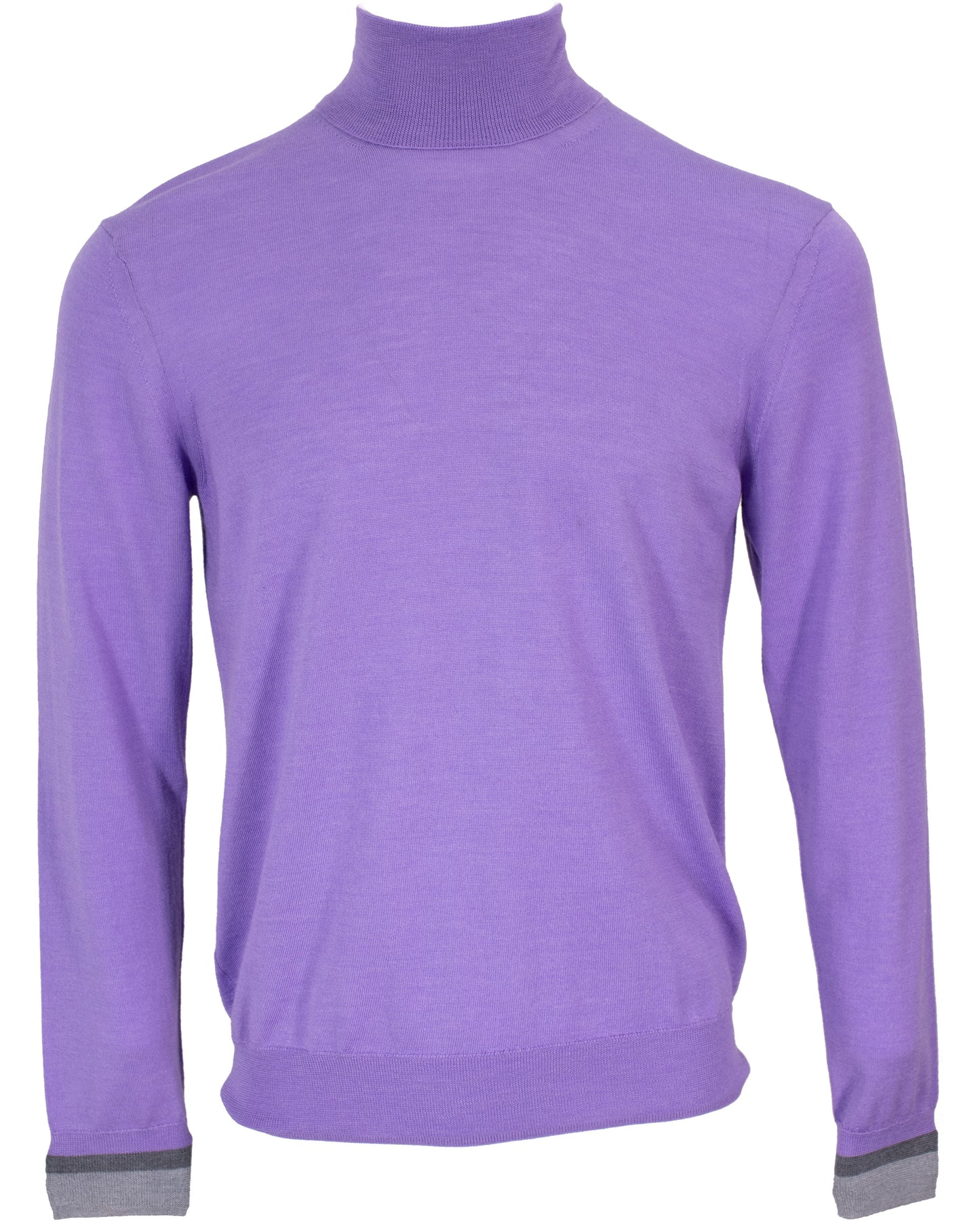 RONALD MERINO TURTLENECK SWEATER IN LAVENDER