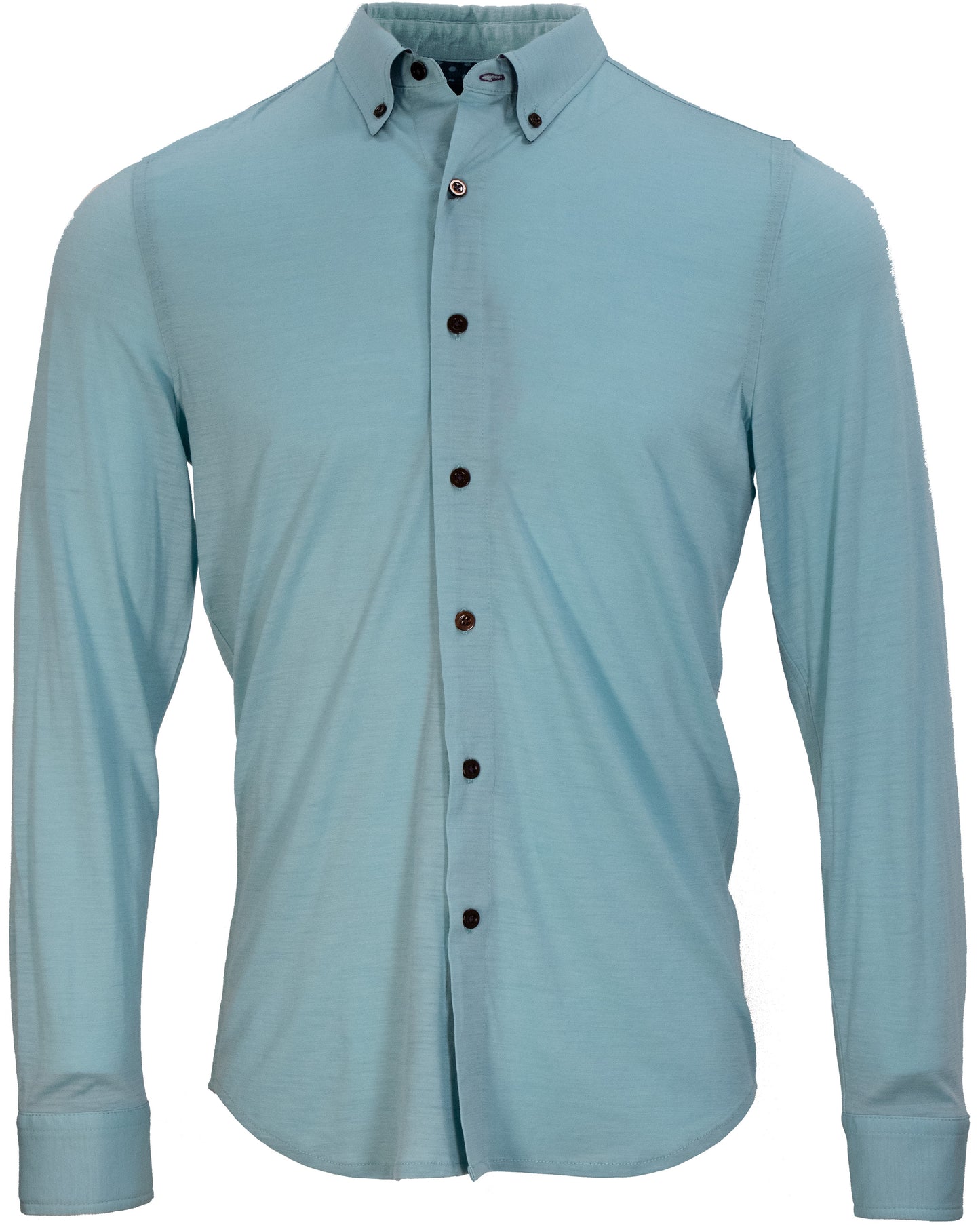 SHAWN MERINO SHIRT IN NILE