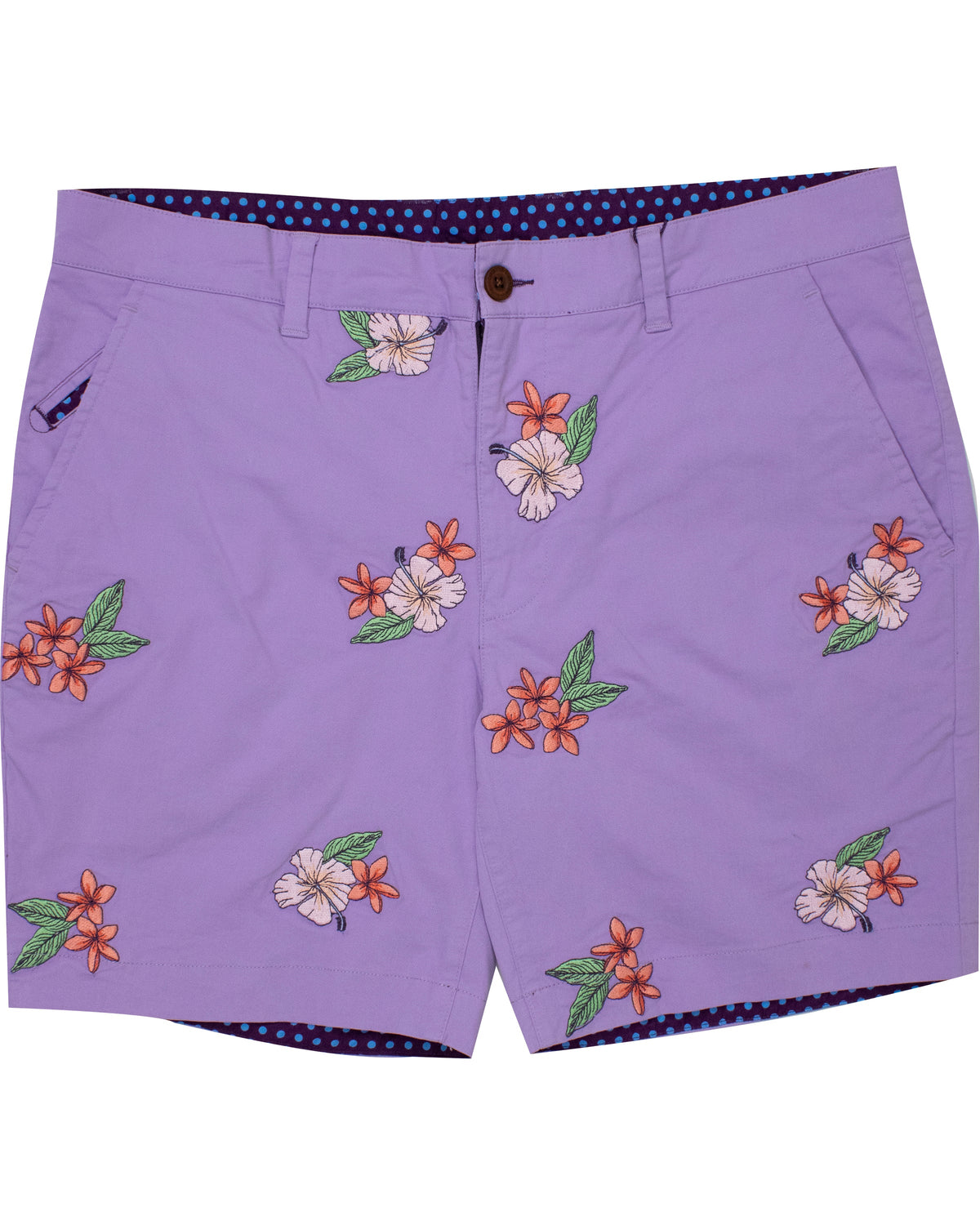 EDWARD LILAC MULTI FLOWER EMBROIDERY