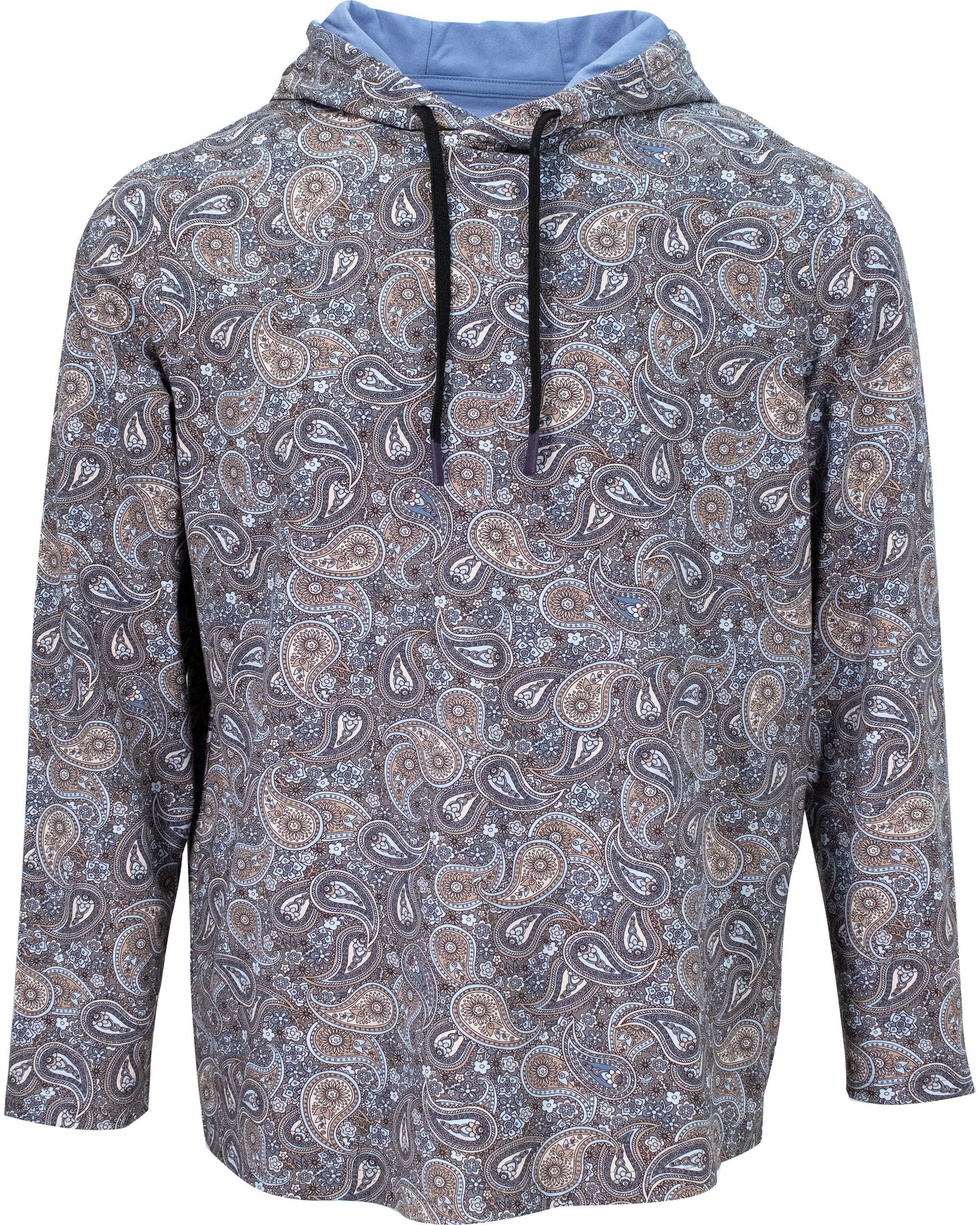 HORATIO TRIPPY PAISLEY HOODIE - GREY