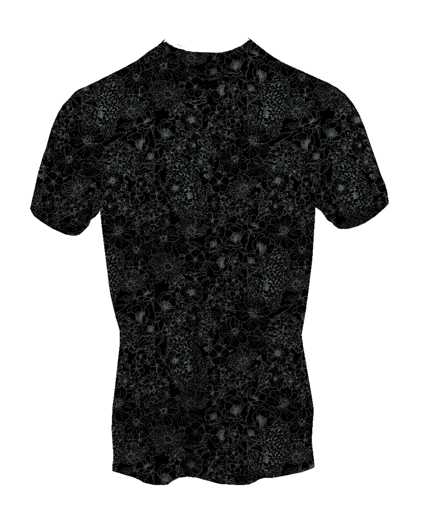 MAZE OUTLINE FLORAL BLACK