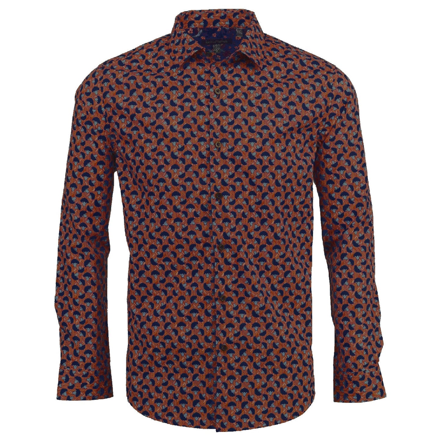 Nigel Brocolini Chevron Lava Shirt