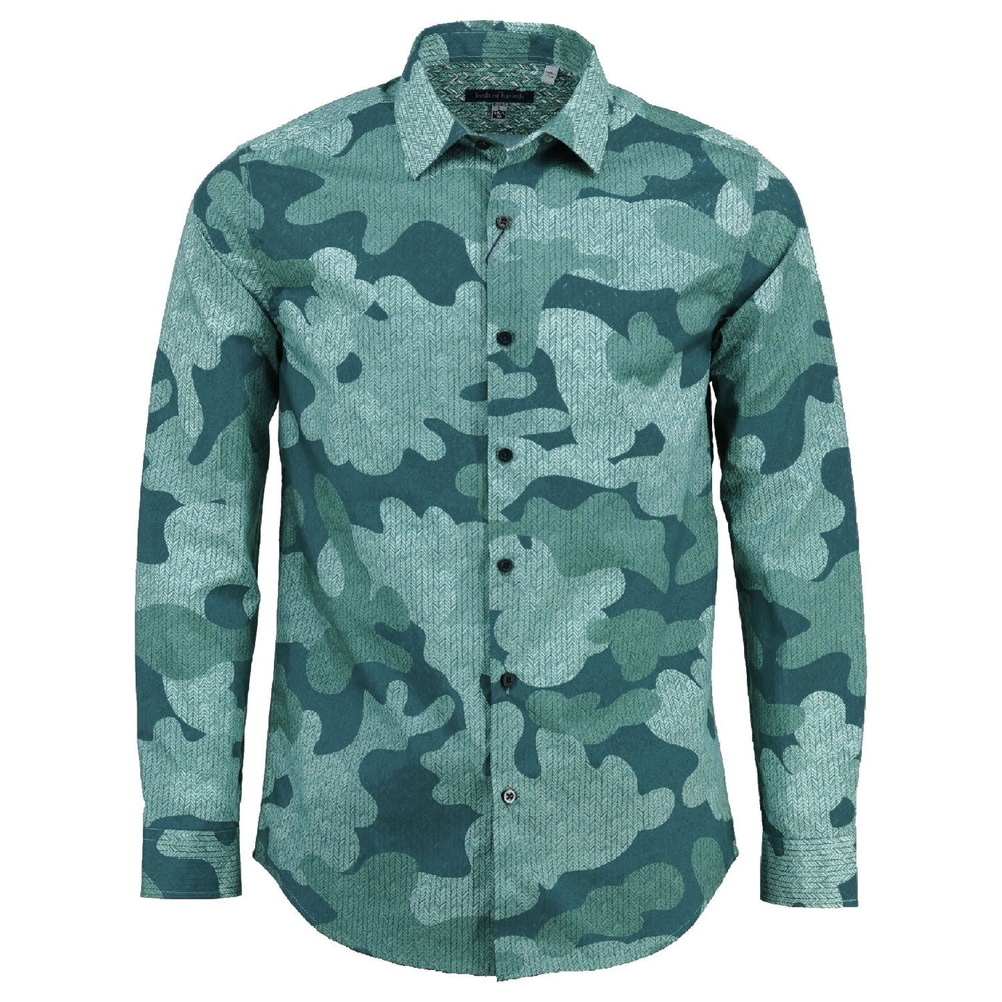 Nigel Chevron Camo Teal Shirt