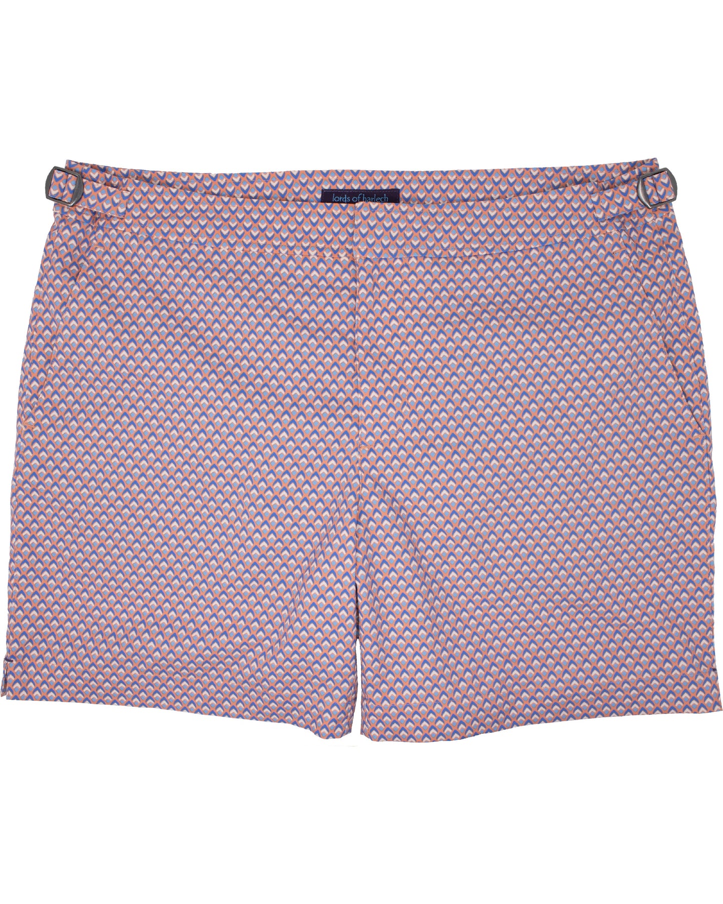 POOL ACORN GEO CORAL SWIM TRUNK