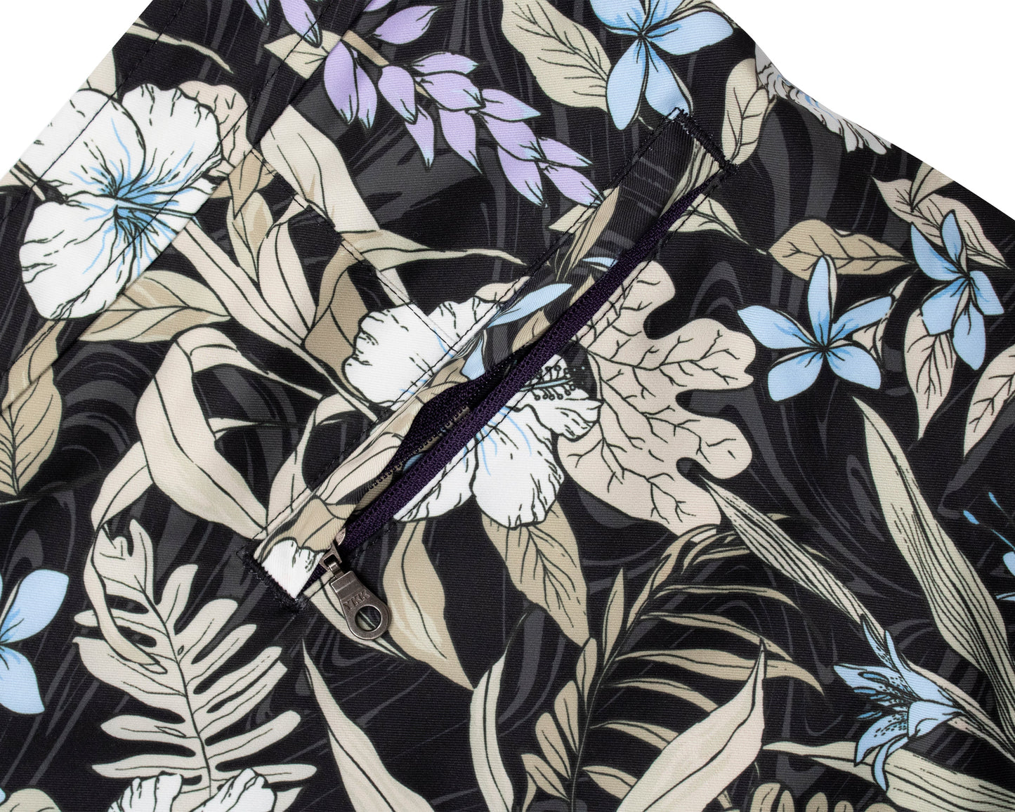 POOL SWIRL FLORAL BLACK