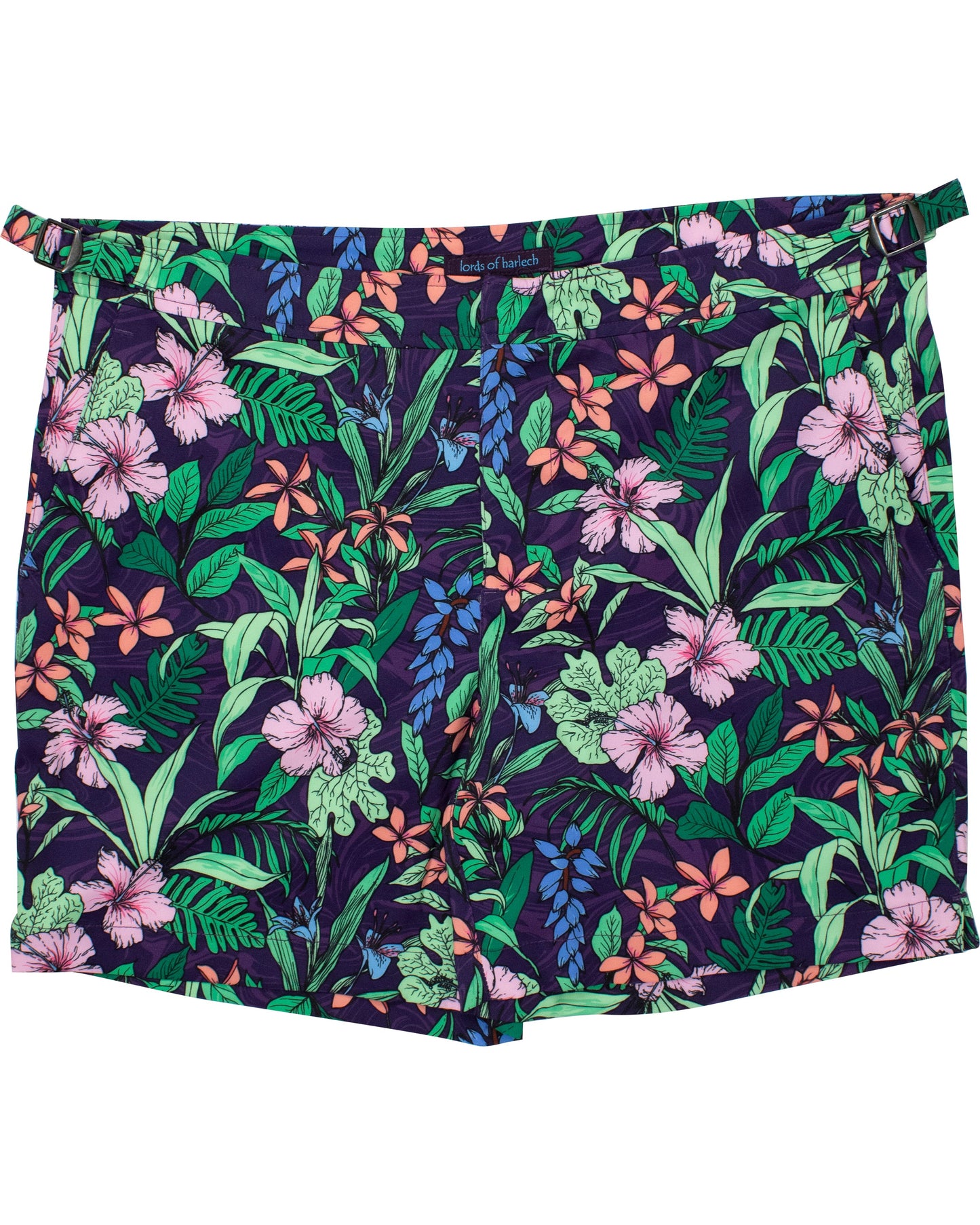 POOL SWIRL FLORAL PURPLE