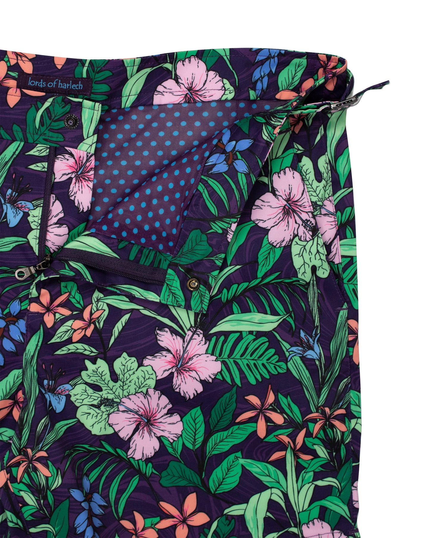 POOL SWIRL FLORAL PURPLE