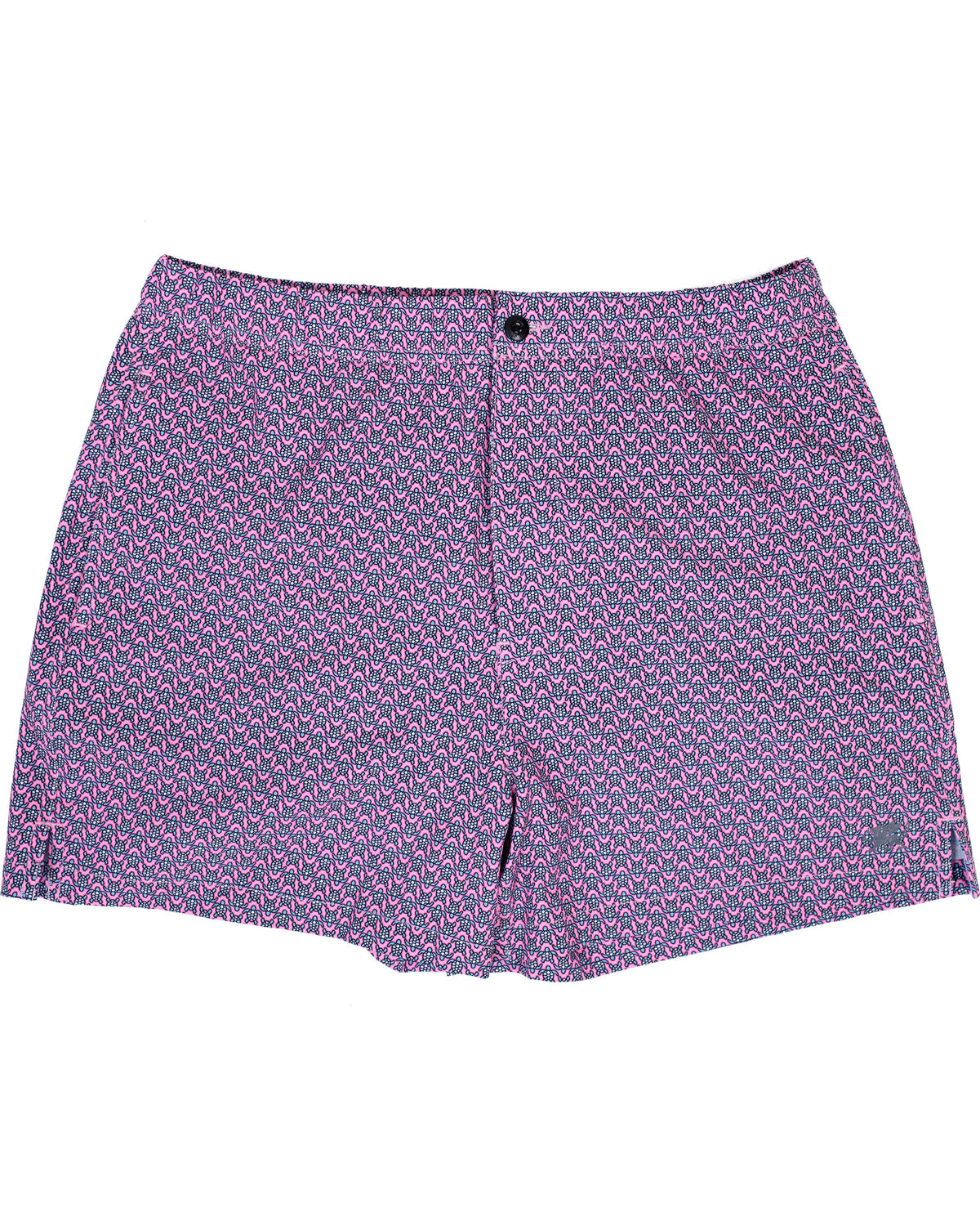QUACK LARGE TURTLE SWIM TRUNK IN PINK