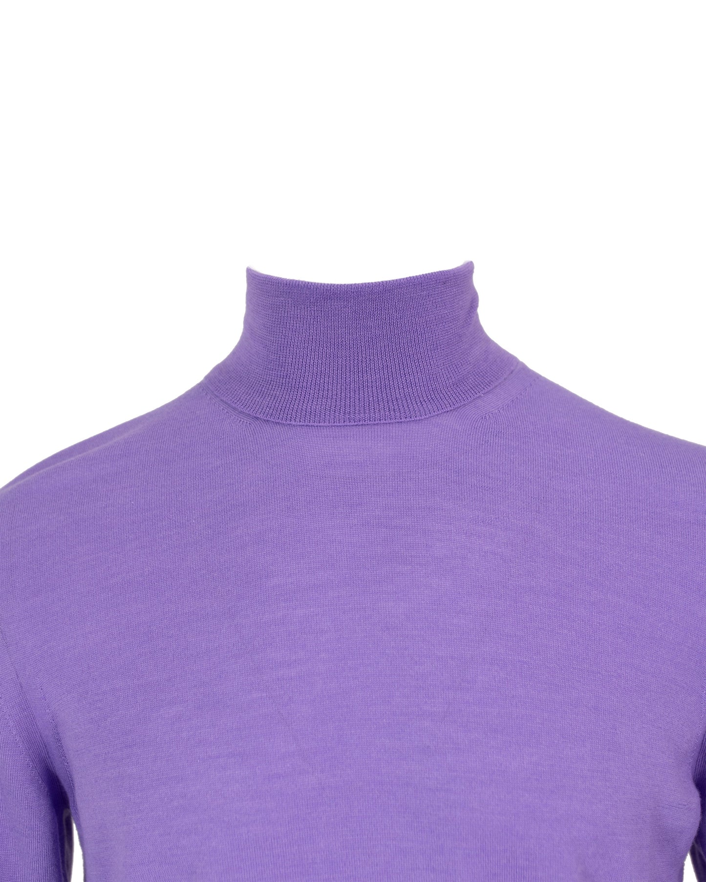 RONALD MERINO TURTLENECK SWEATER IN LAVENDER