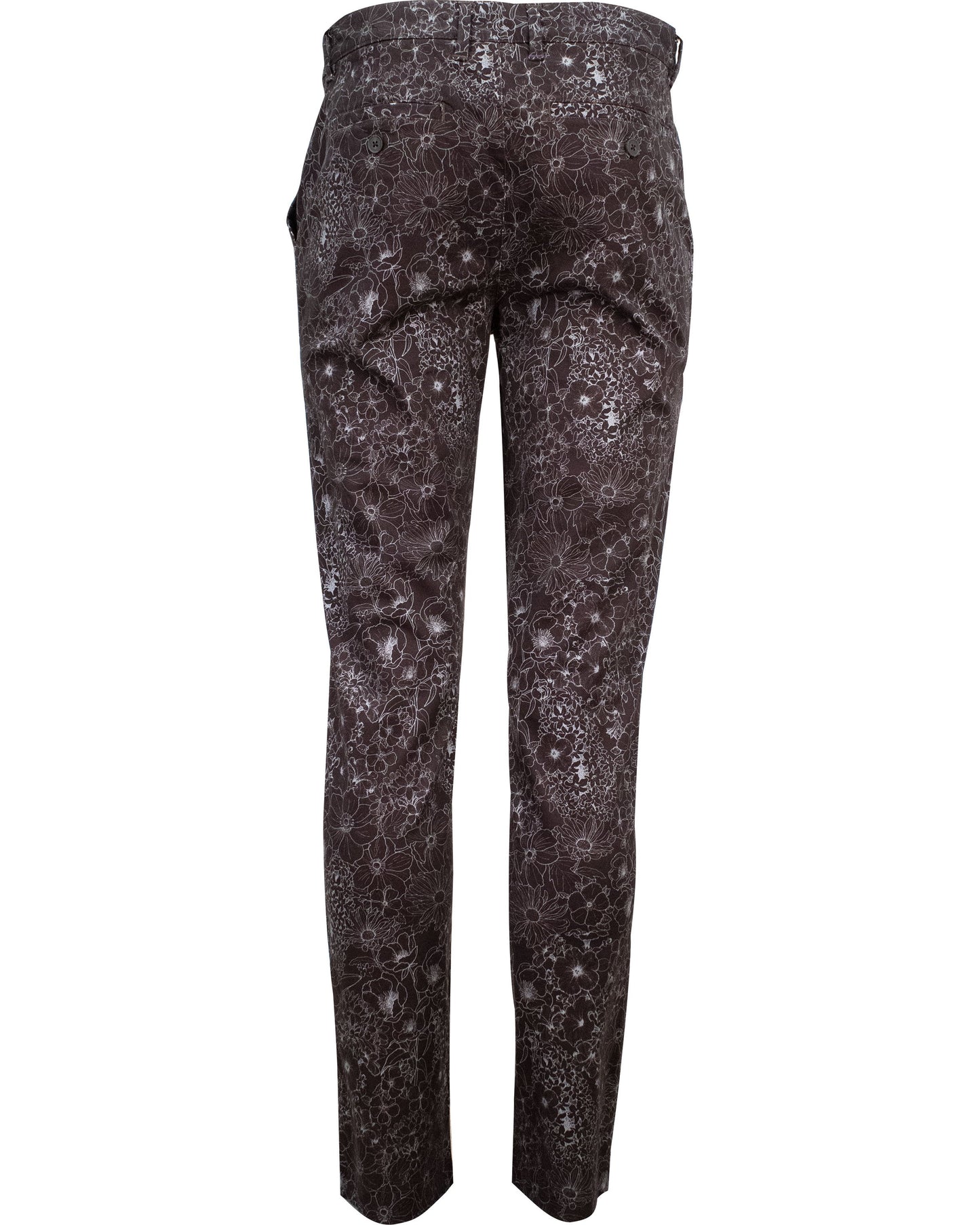 JACK LUX OUTLINE FLORAL PANT - BLACK