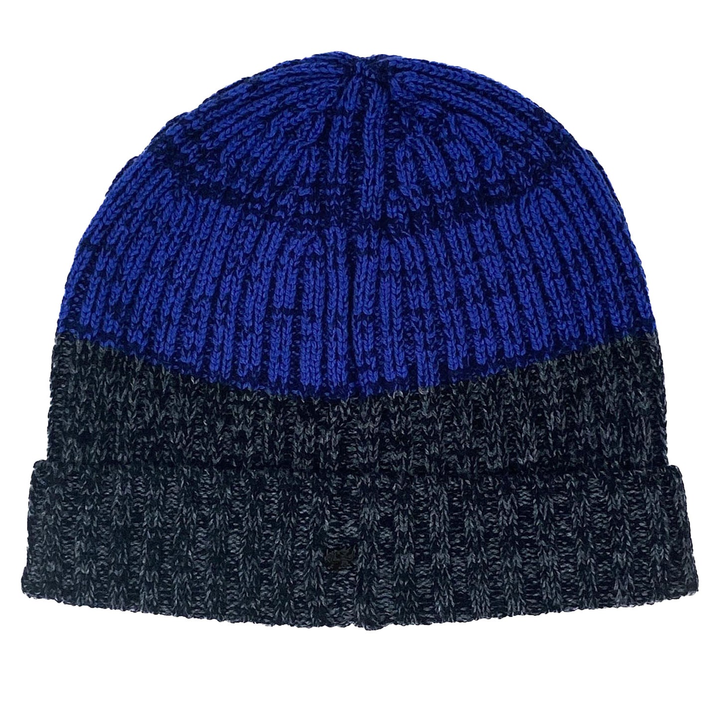 Benny Beanie in Blue/Charcoal