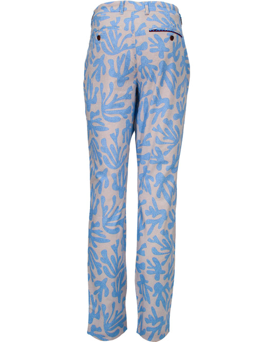 Charles Fish Embroidery Pants - Sand, Lords of Harlech