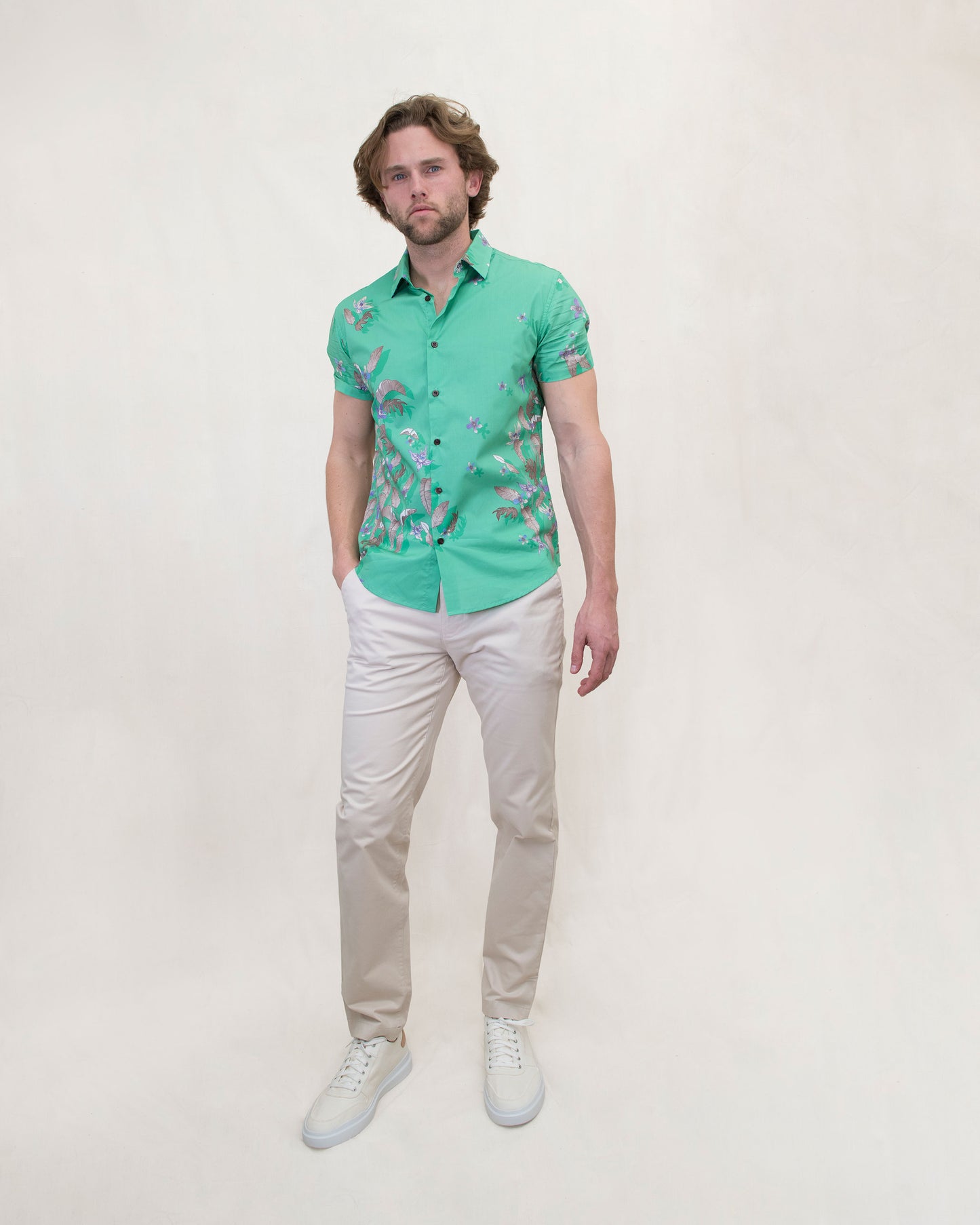 GEORGE SUMMERTIME SHIRT - CLOVER