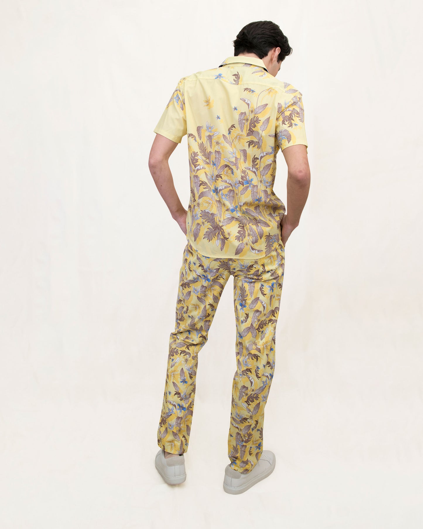 CHARLES FALLING FLOWERS PANT - SUNSHINE