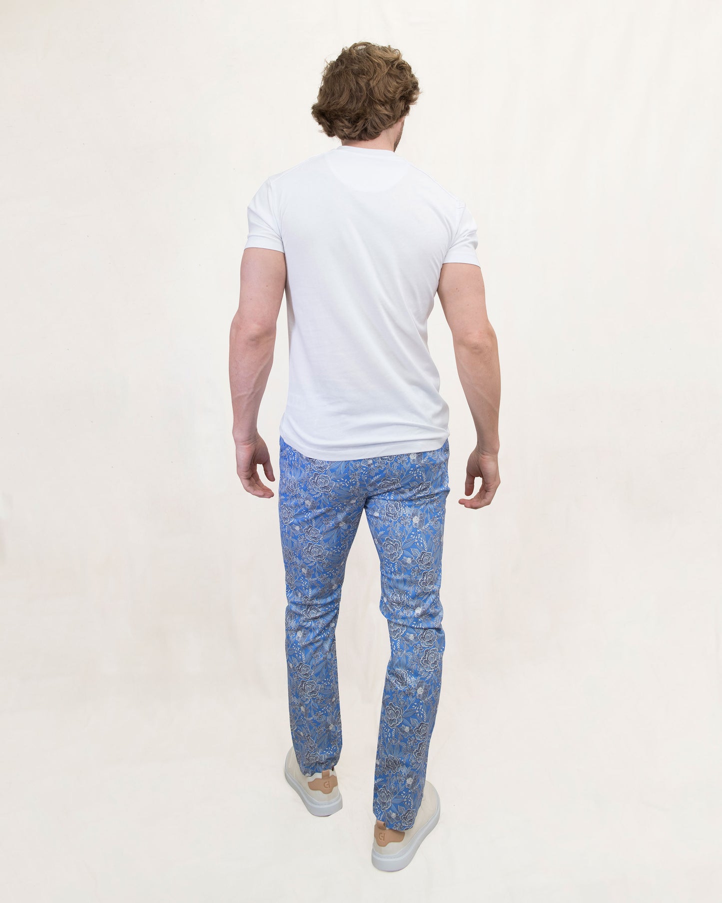 JACK HANDCUT FLORAL PANT - BLUE