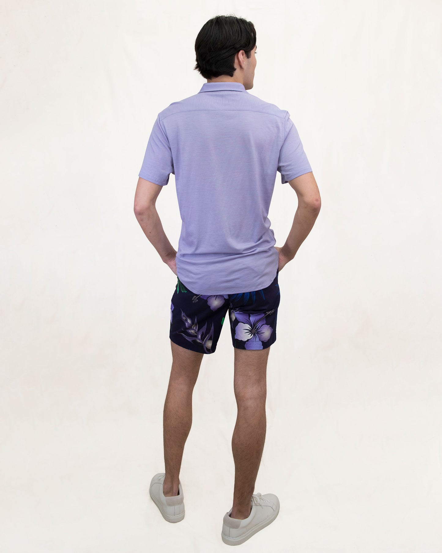 EDWARD TROPICAL EXPLOSION SHORT - NAVY