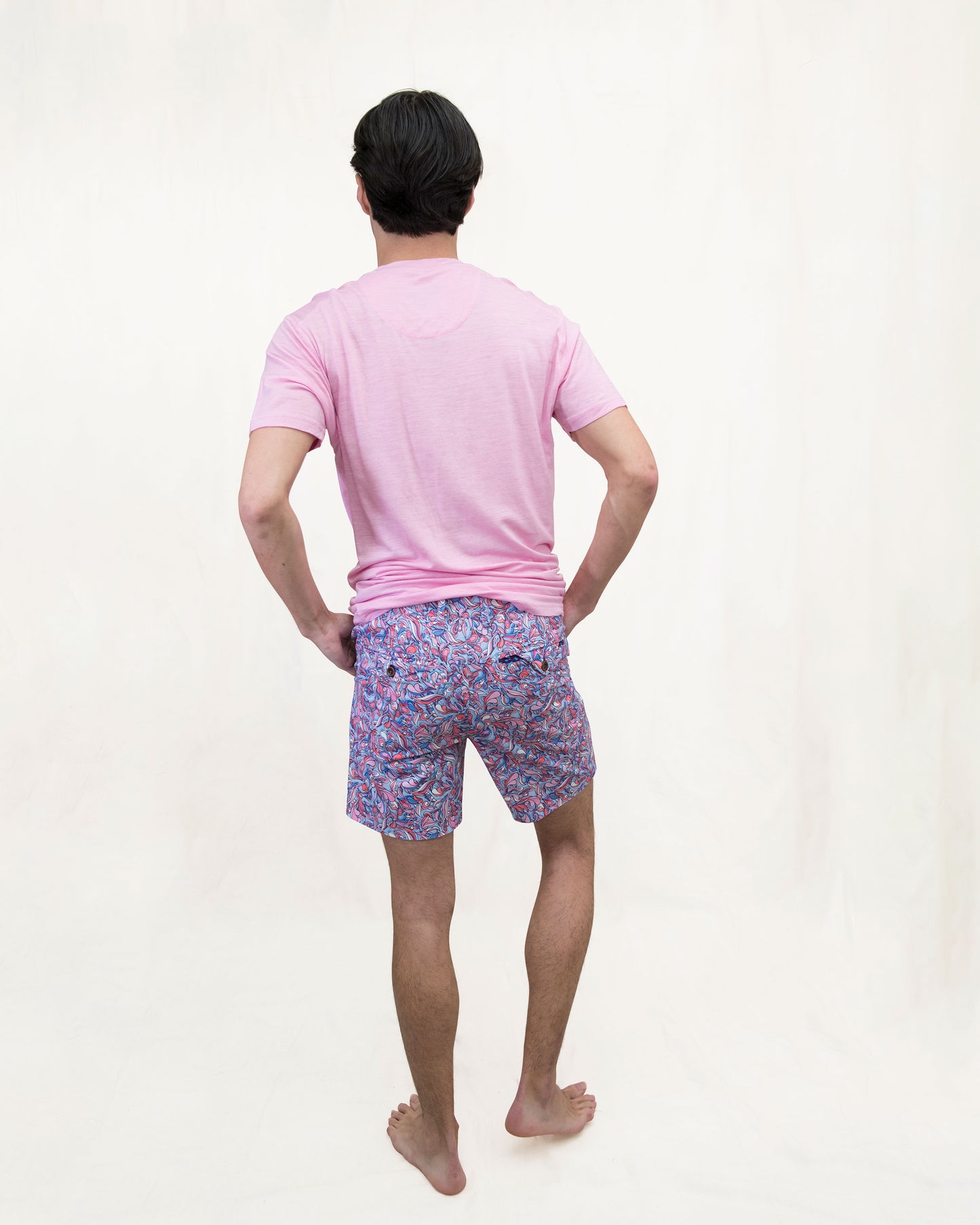 EDWARD PAISLEY LAYERS SHORT - NEAPOLITAN