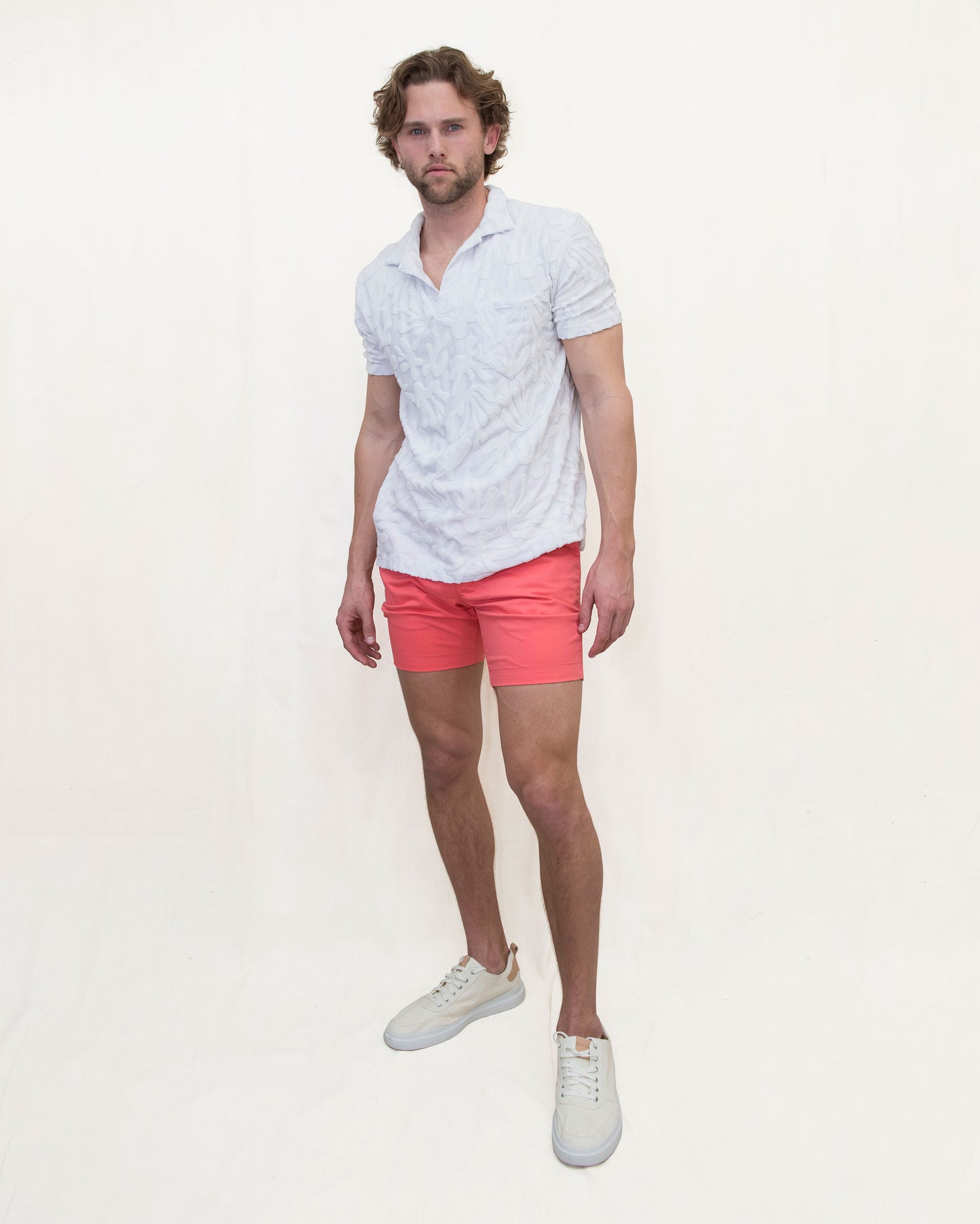 JOHN FLAT FRONT SHORT - MELON