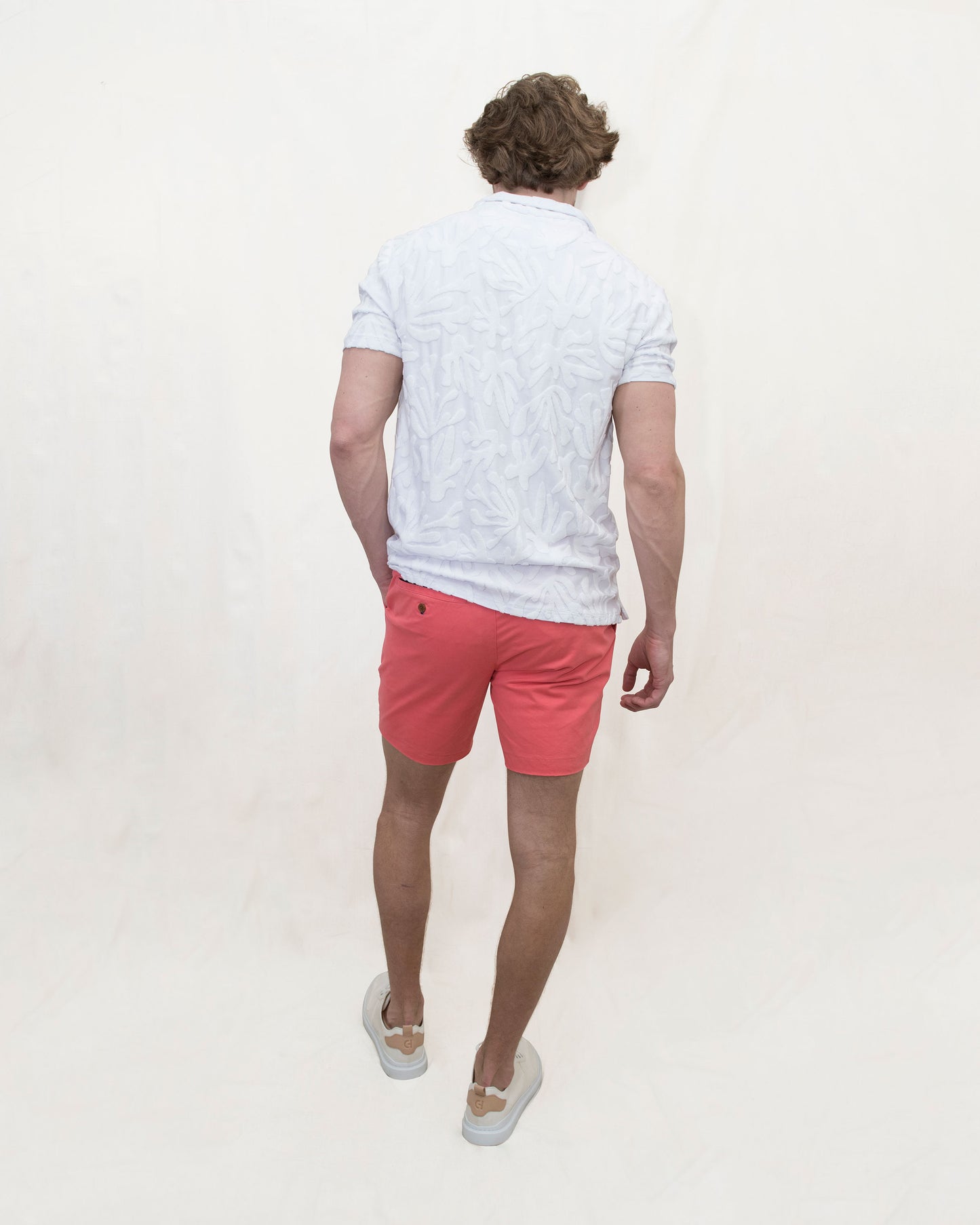 JOHN FLAT FRONT SHORT - MELON