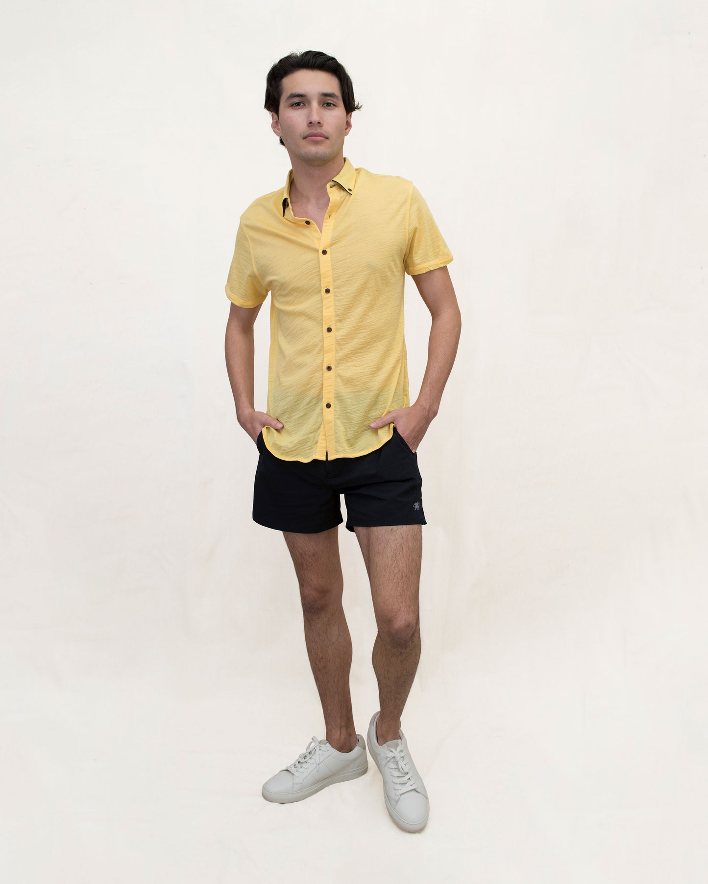 TOBIAS MERINO SHIRT - SUNSHINE