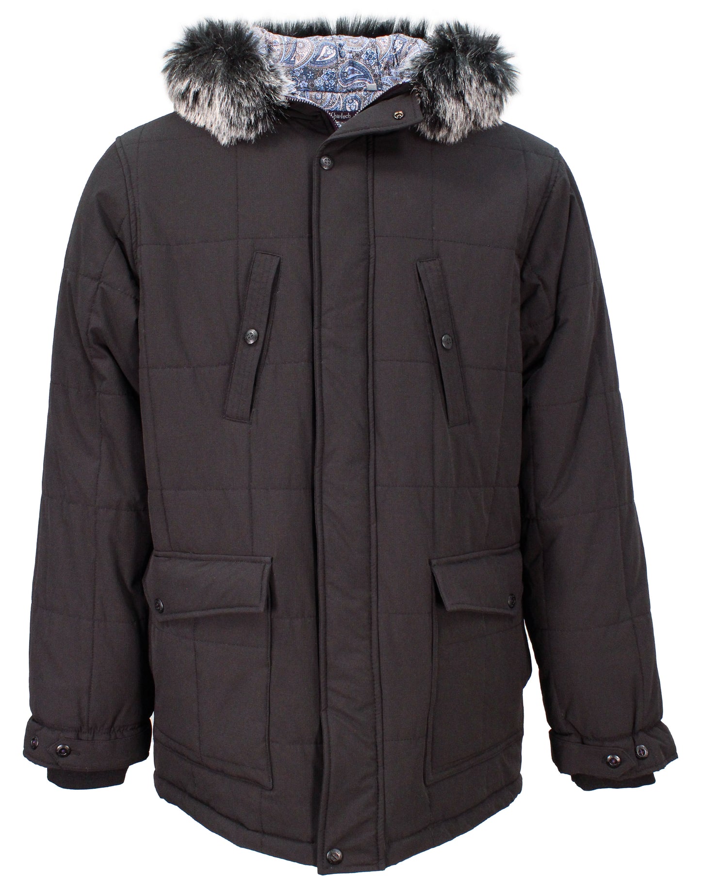 DUFFY PARKA - BLACK