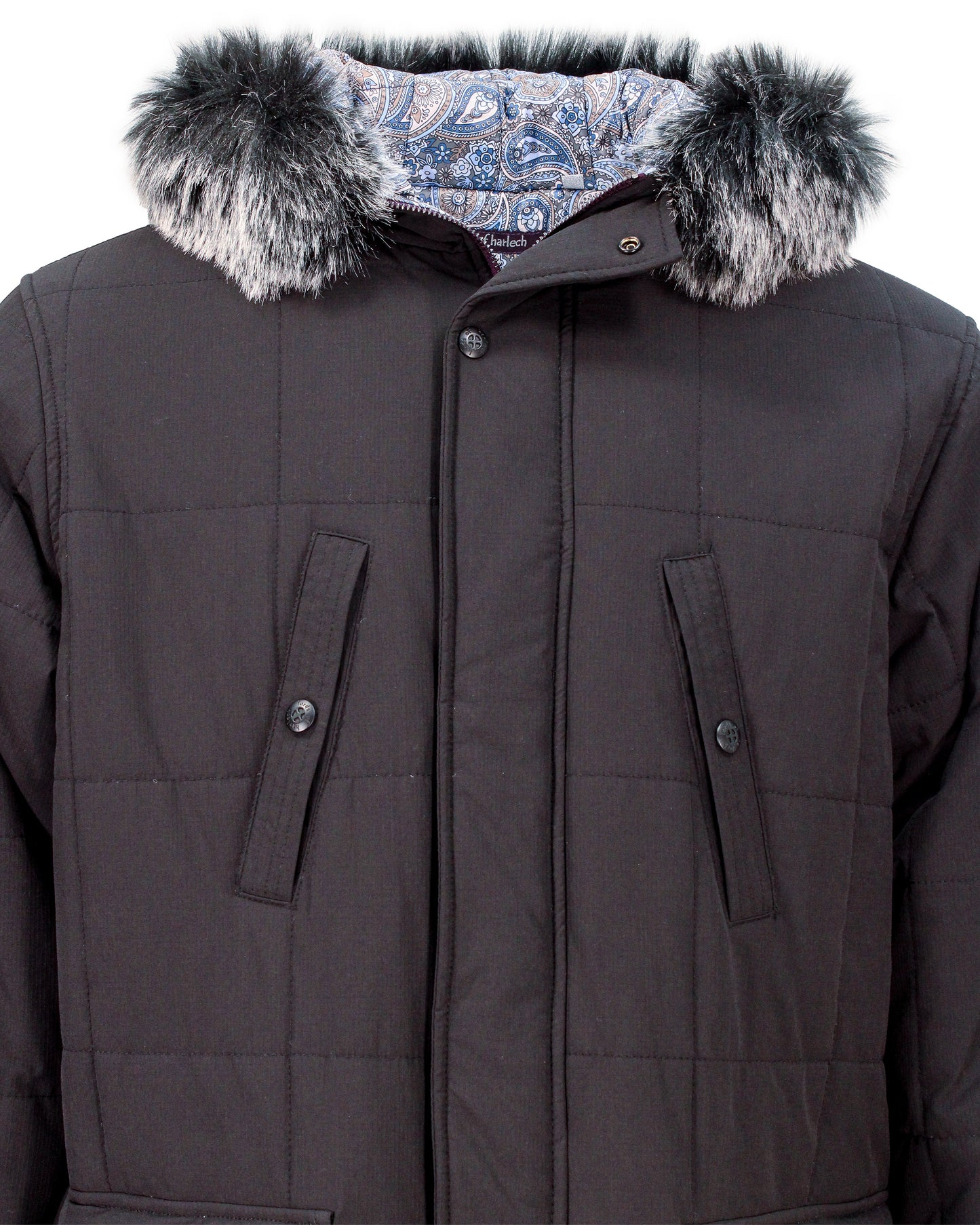 DUFFY PARKA - BLACK