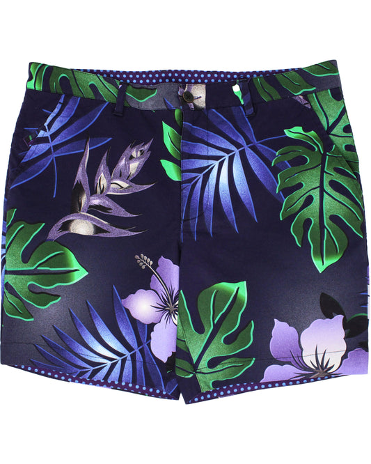 EDWARD TROPICAL EXPLOSION SHORT - NAVY