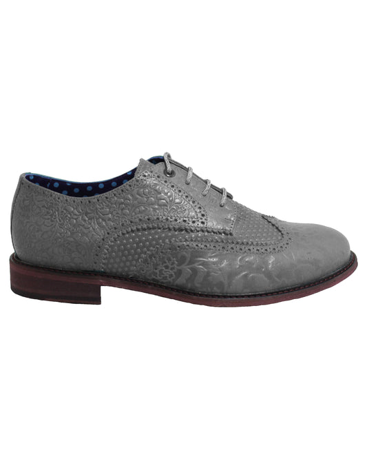 FOLLIE Brogue Flannel Shoe