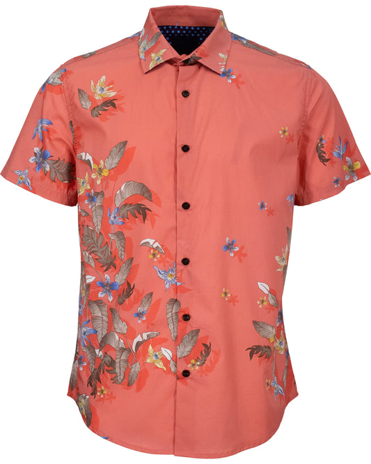 GEORGE SUMMERTIME SHIRT - MELON