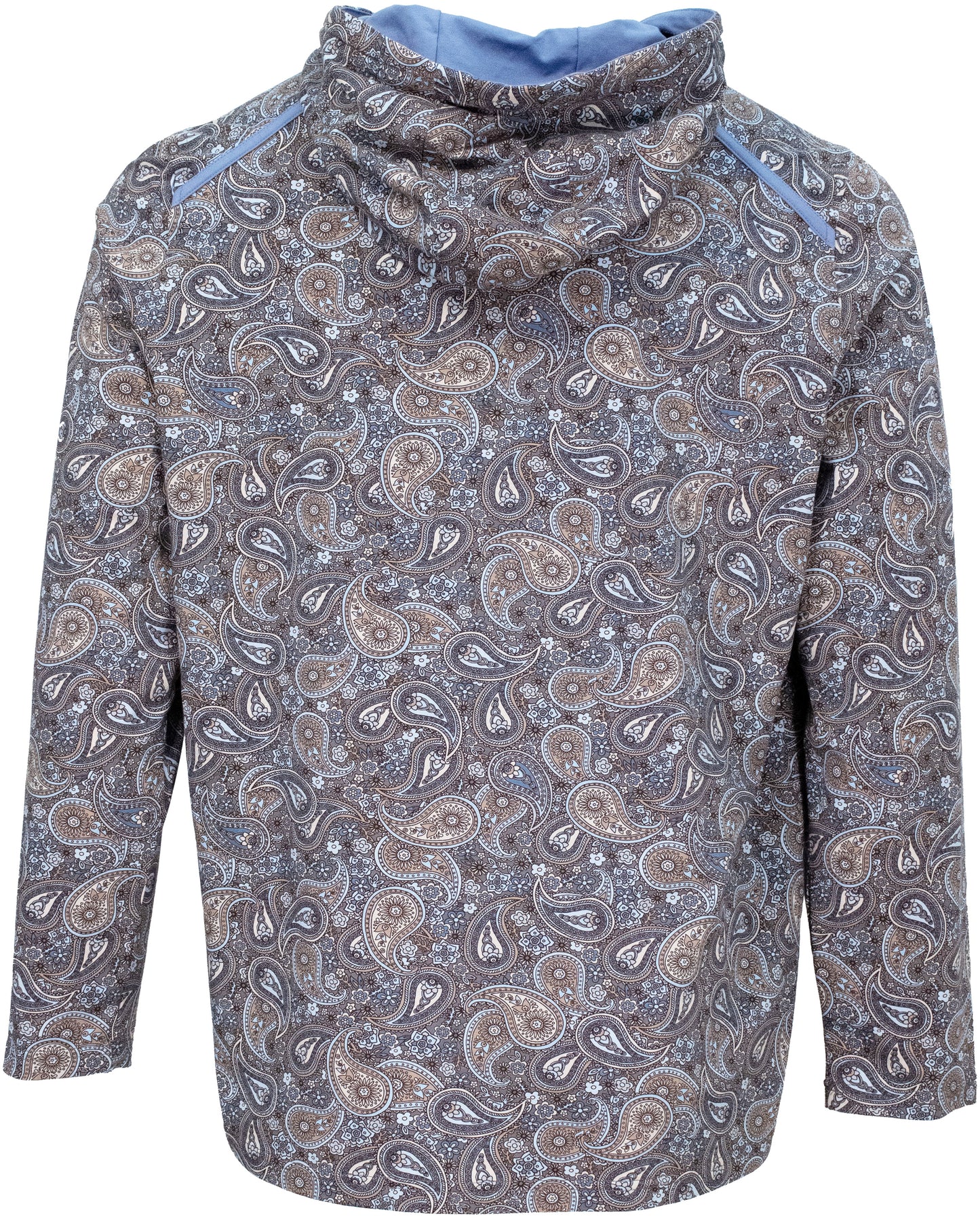 HORATIO TRIPPY PAISLEY HOODIE - GREY