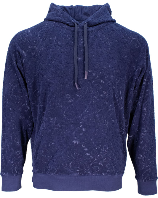 HOWARD TOWEL HOODIE - NAVY