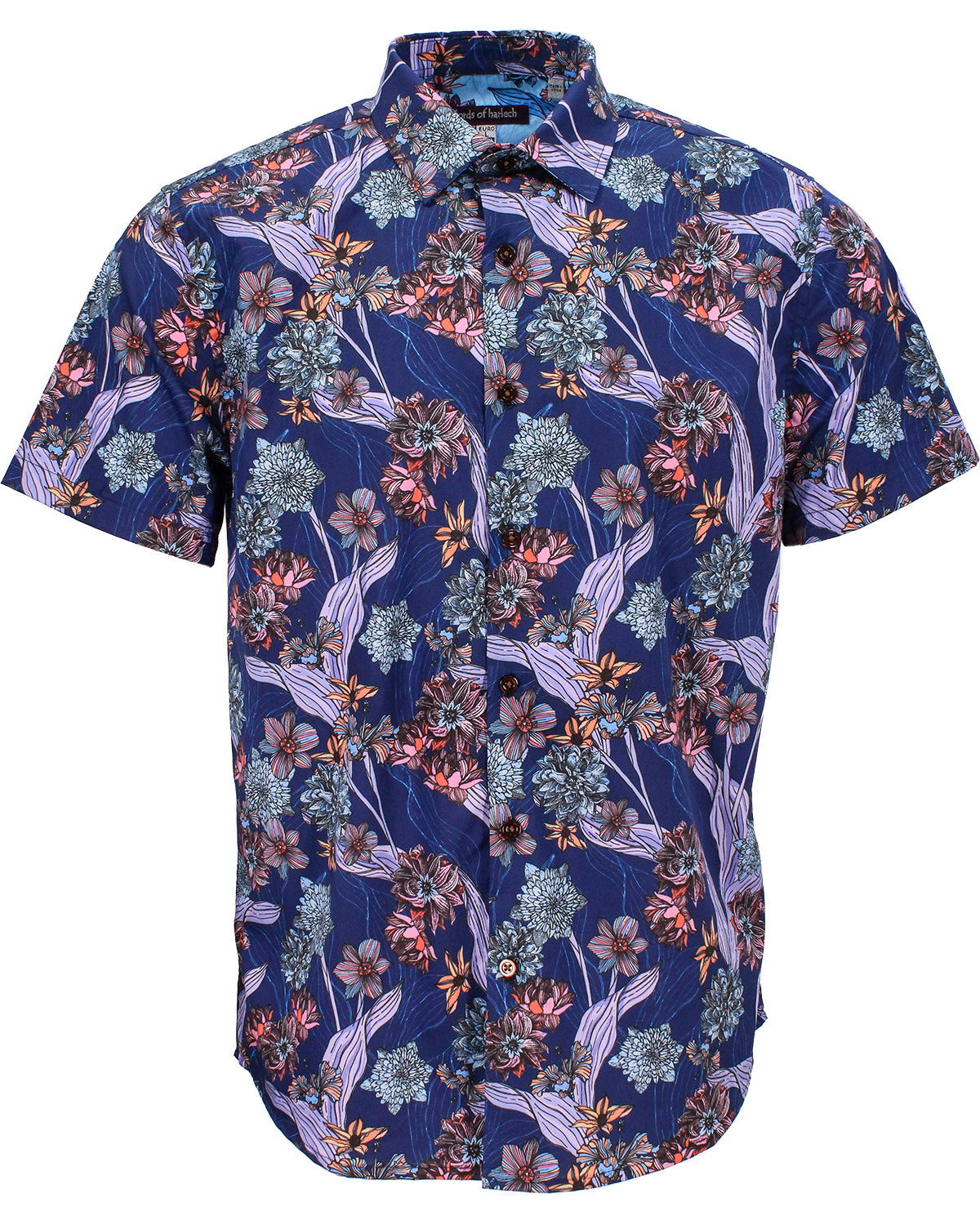 SCOTT OCEAN FLORAL SHIRT IN NAVY