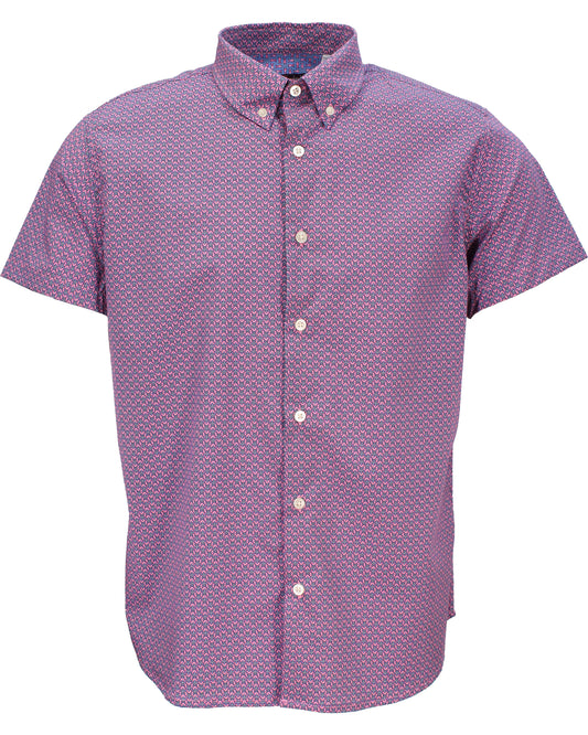 TIM TURTLE GEO SHIRT IN PINK