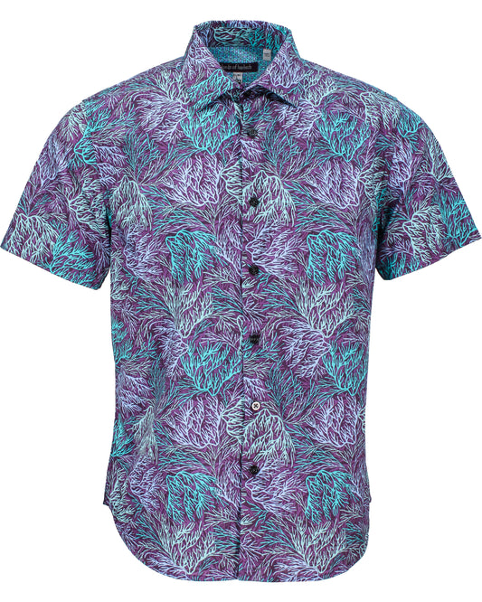 SCOTT CORAL SHADOW SHIRT IN PURPLE