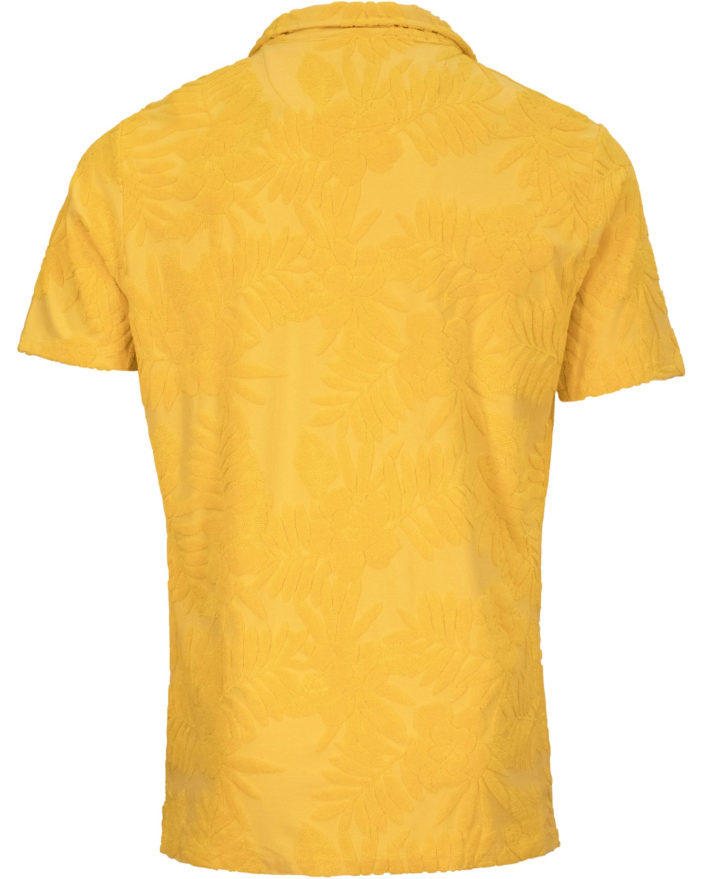 JOHNNY FARM FLORAL TOWEL POLO - SUNSHINE